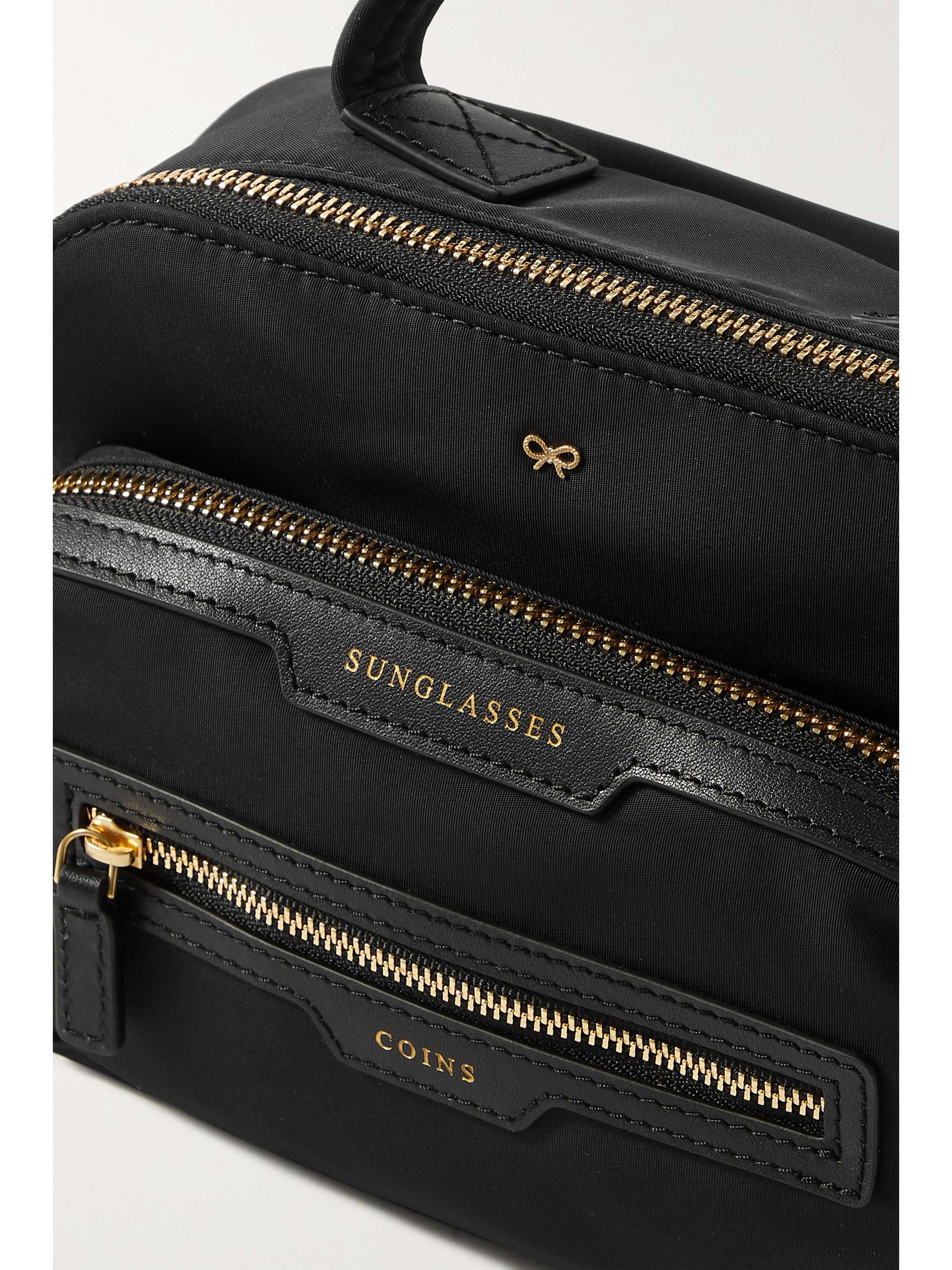 ANYA HINDMARCH + NET SUSTAIN leather-trimmed recycled shell shoulder bag
