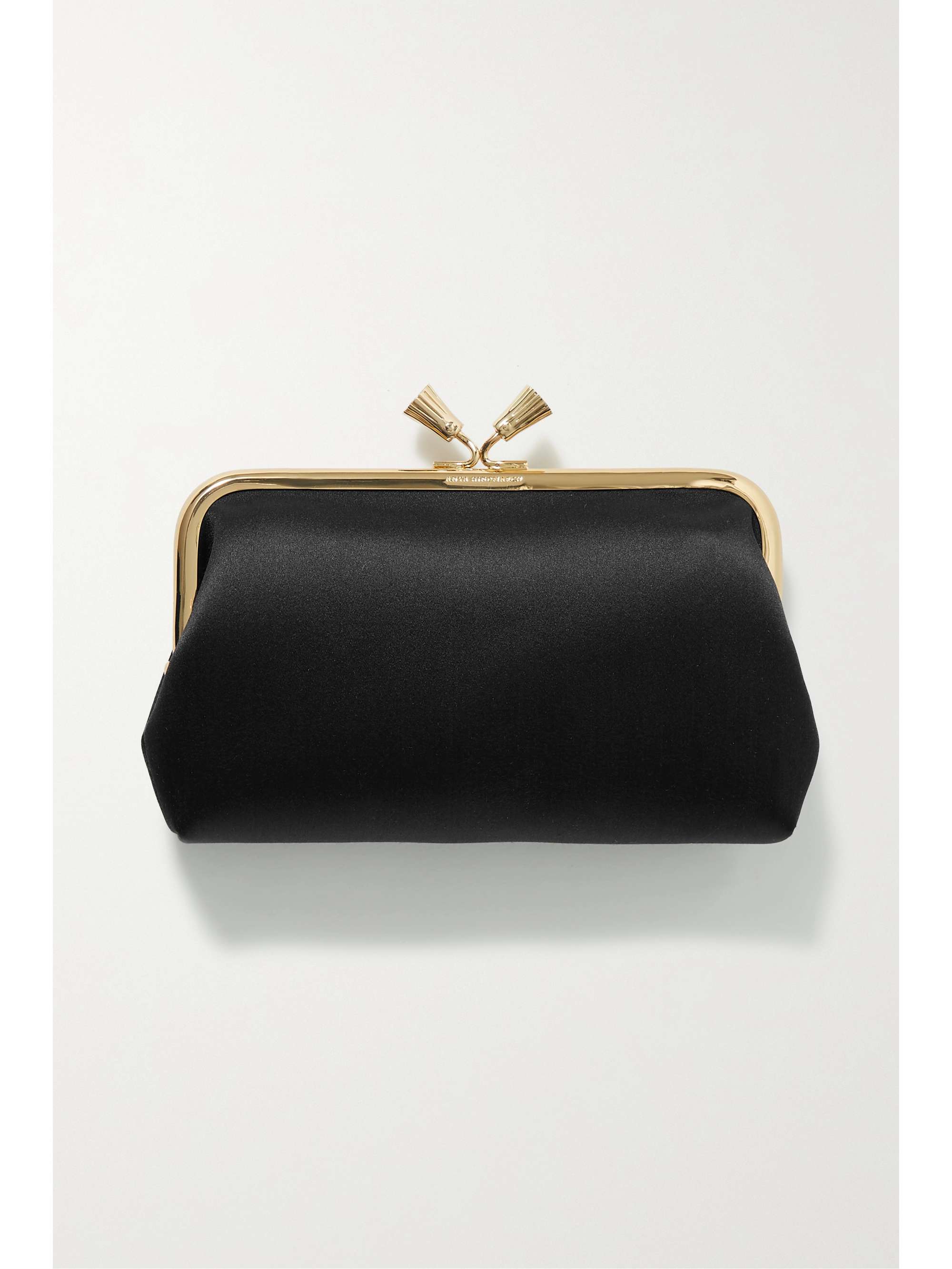 ANYA HINDMARCH Maud recycled satin clutch