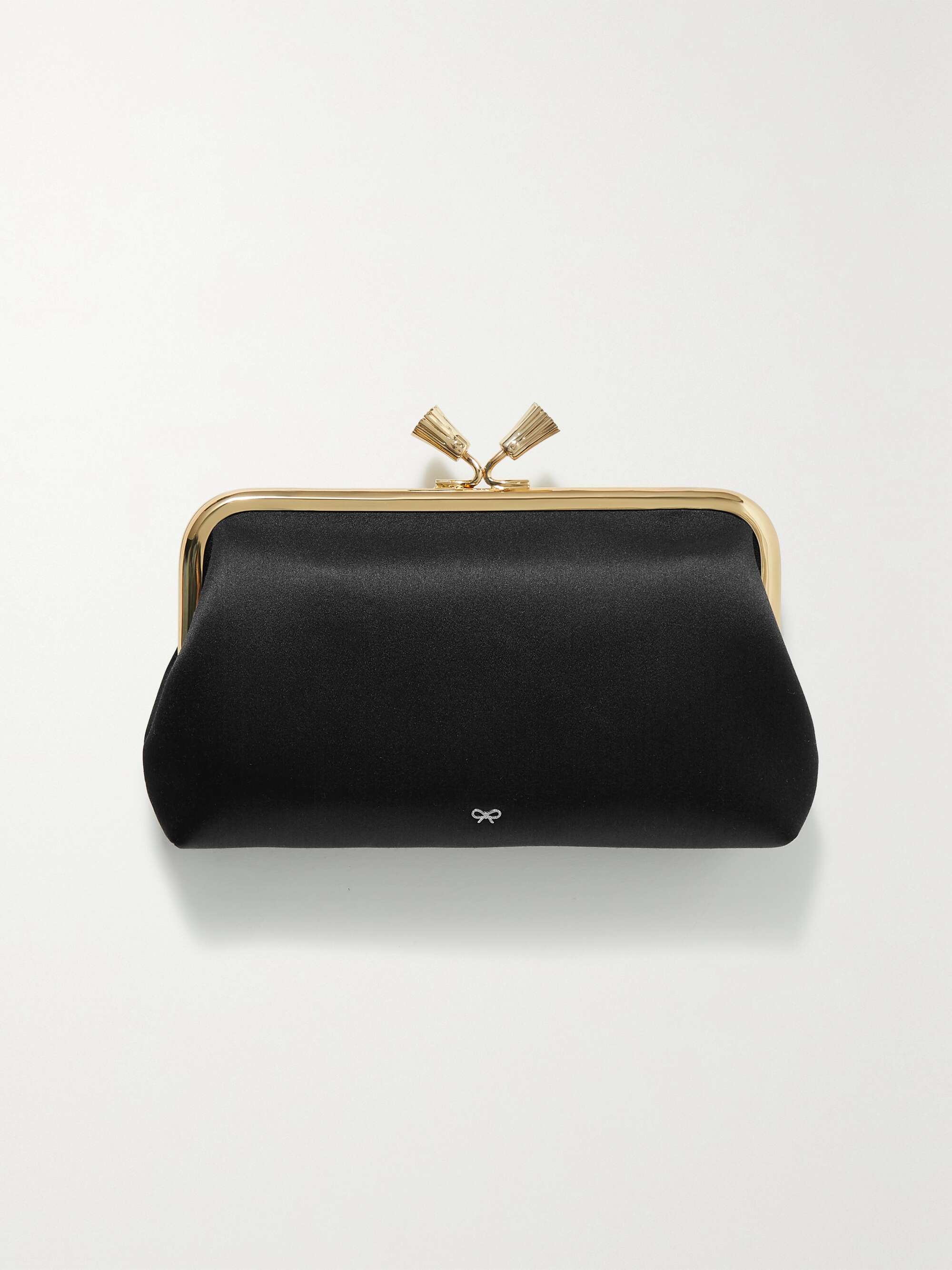 ANYA HINDMARCH Maud recycled satin clutch | NET-A-PORTER