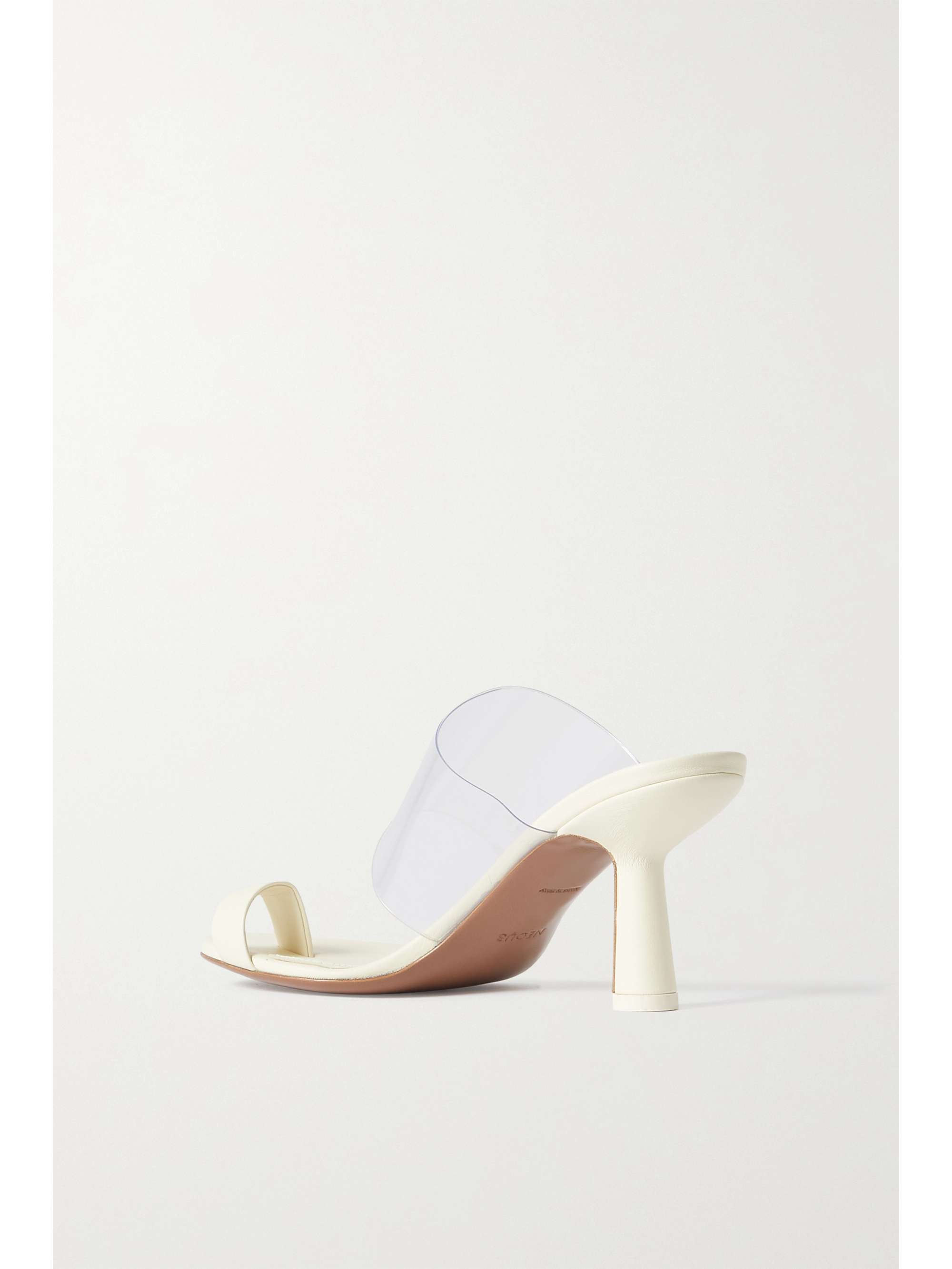 NEOUS Chost PVC and leather mules
