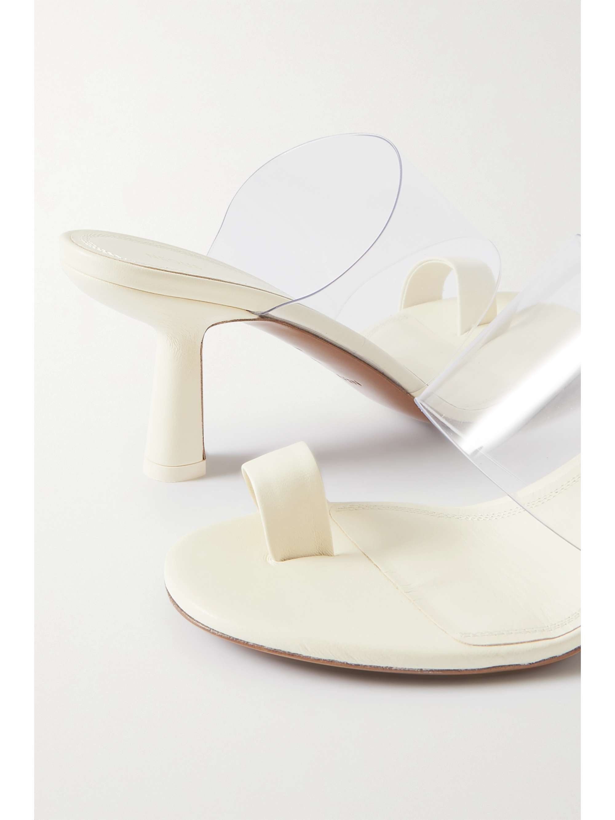 NEOUS Chost PVC and leather mules