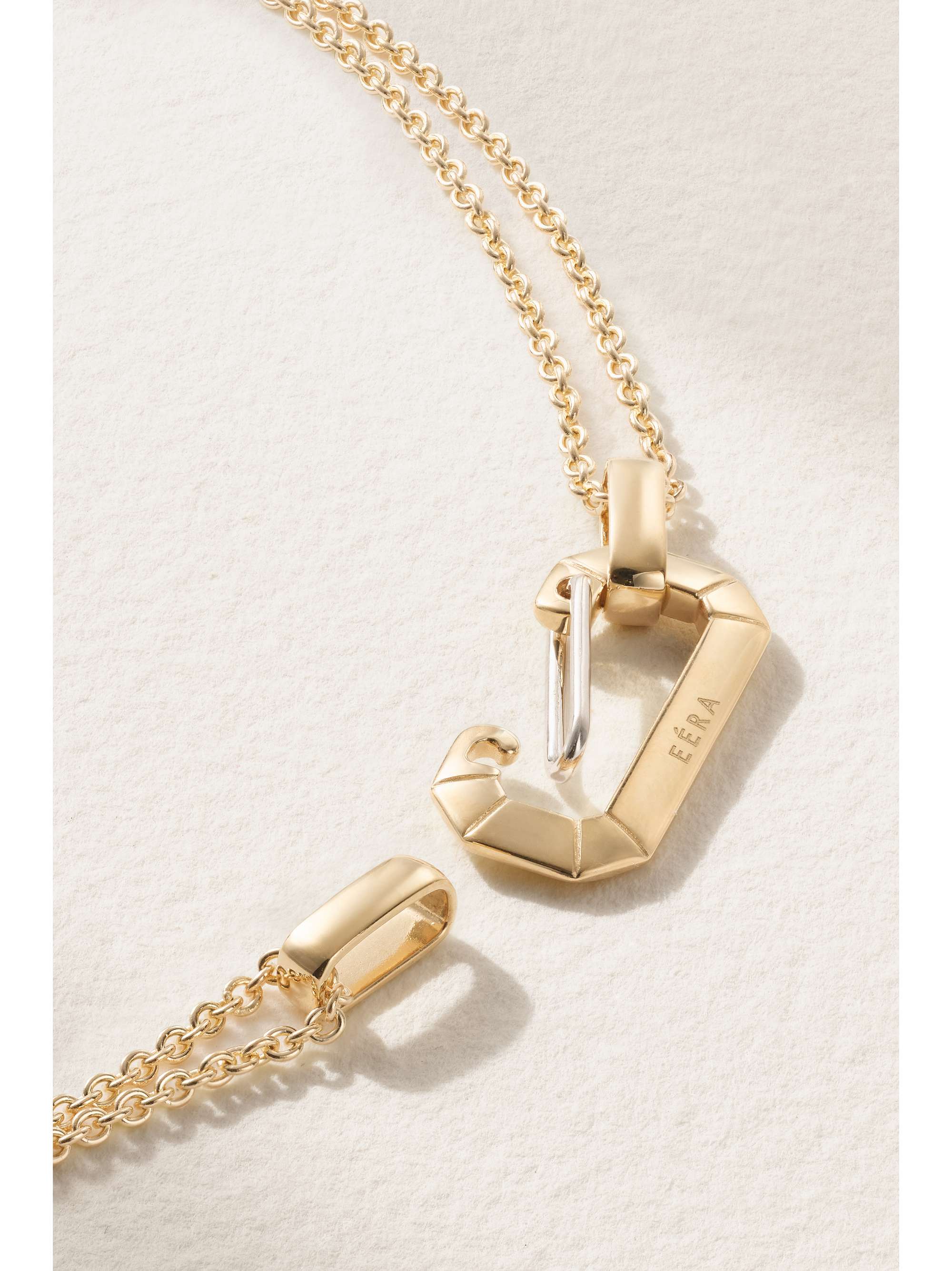 EÉRA Lucy 18-karat yellow and white gold choker