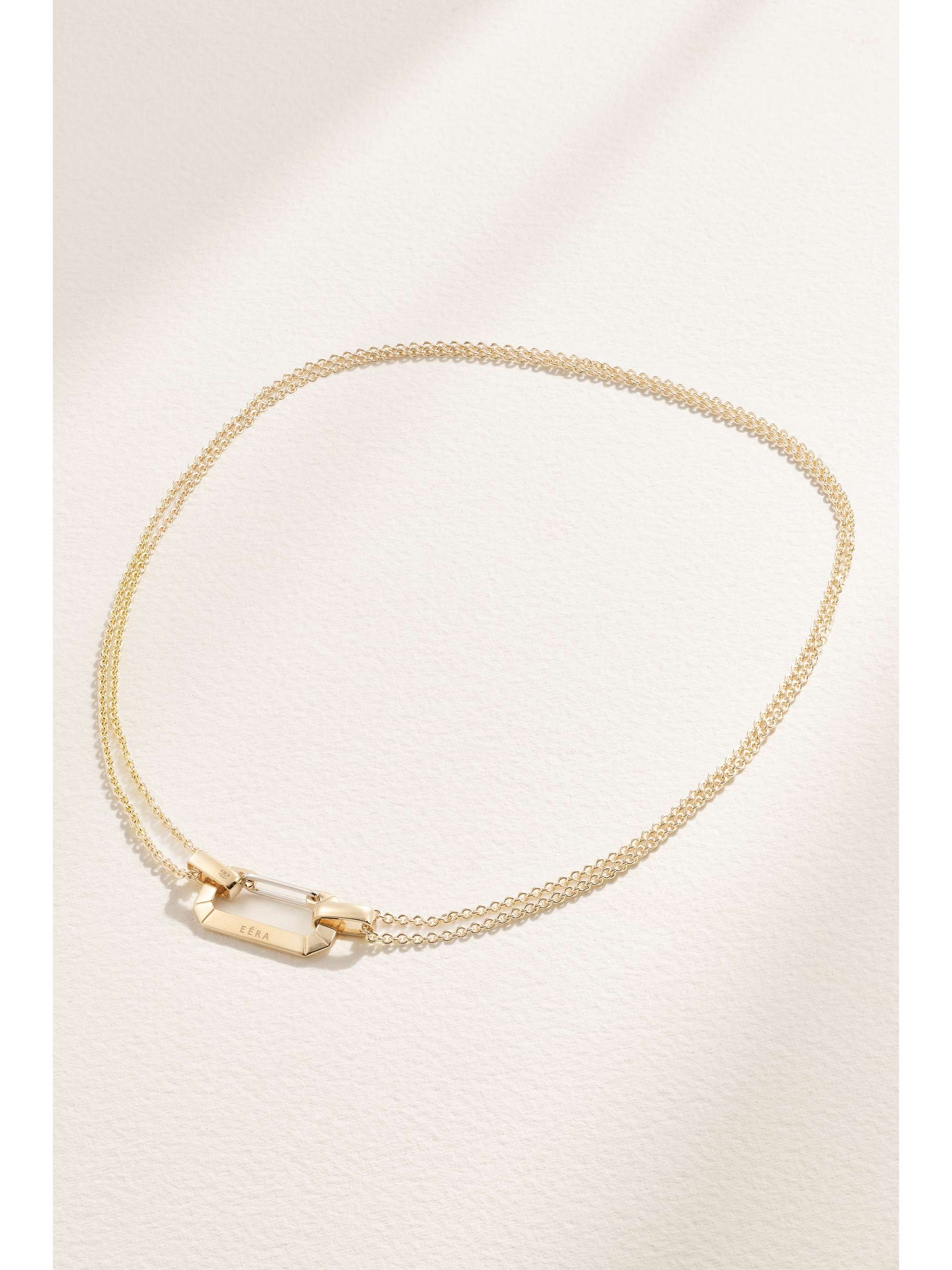 EÉRA Lucy 18-karat yellow and white gold choker