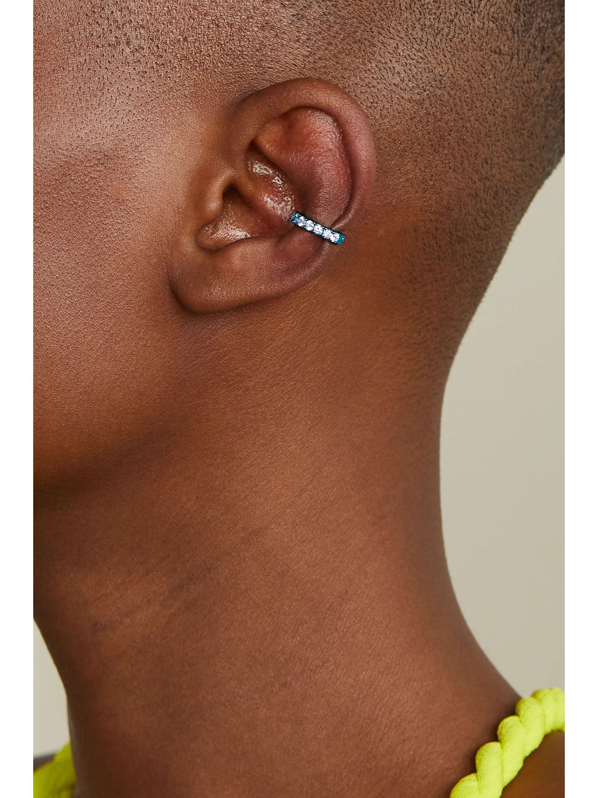 EÉRA 18-karat white gold diamond ear cuff