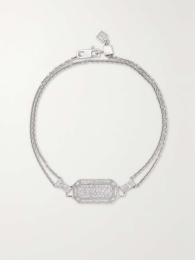 EÉRA 18-karat White  Diamond Bracelet