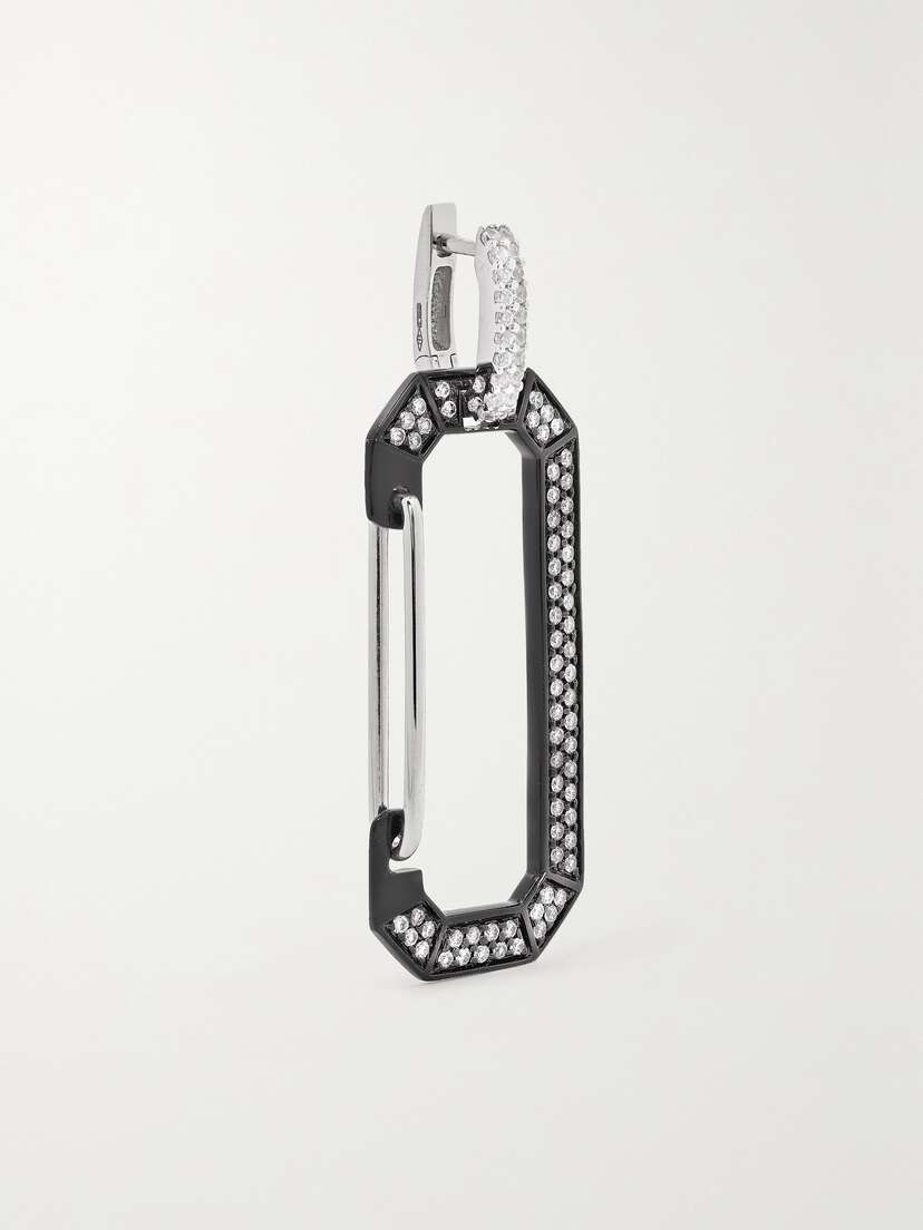 EÉRA Chiara White Gold Diamond Single Earring