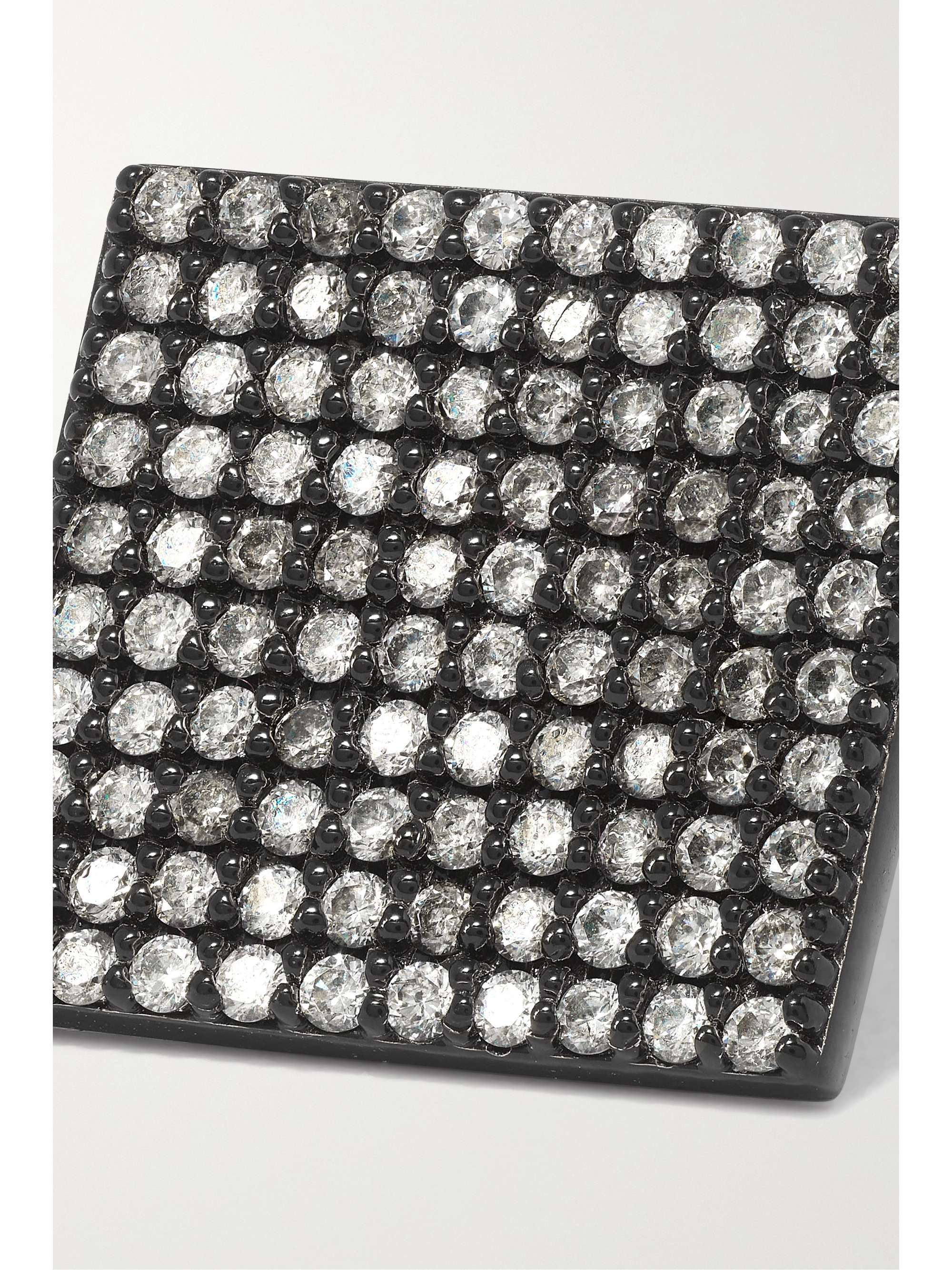 EÉRA 18-karat white gold diamond single earring