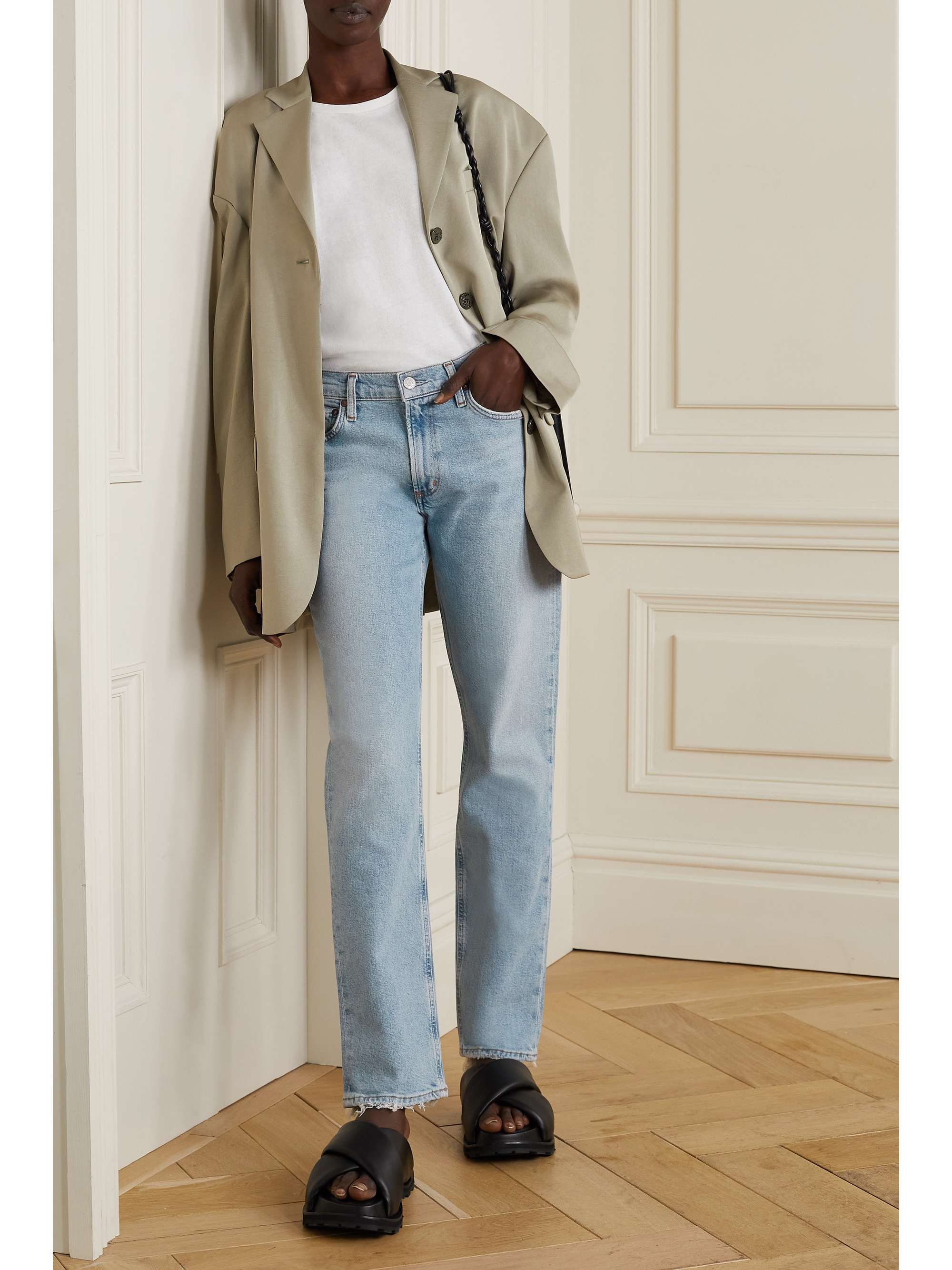 AGOLDE Lyle low-rise straight-leg jeans