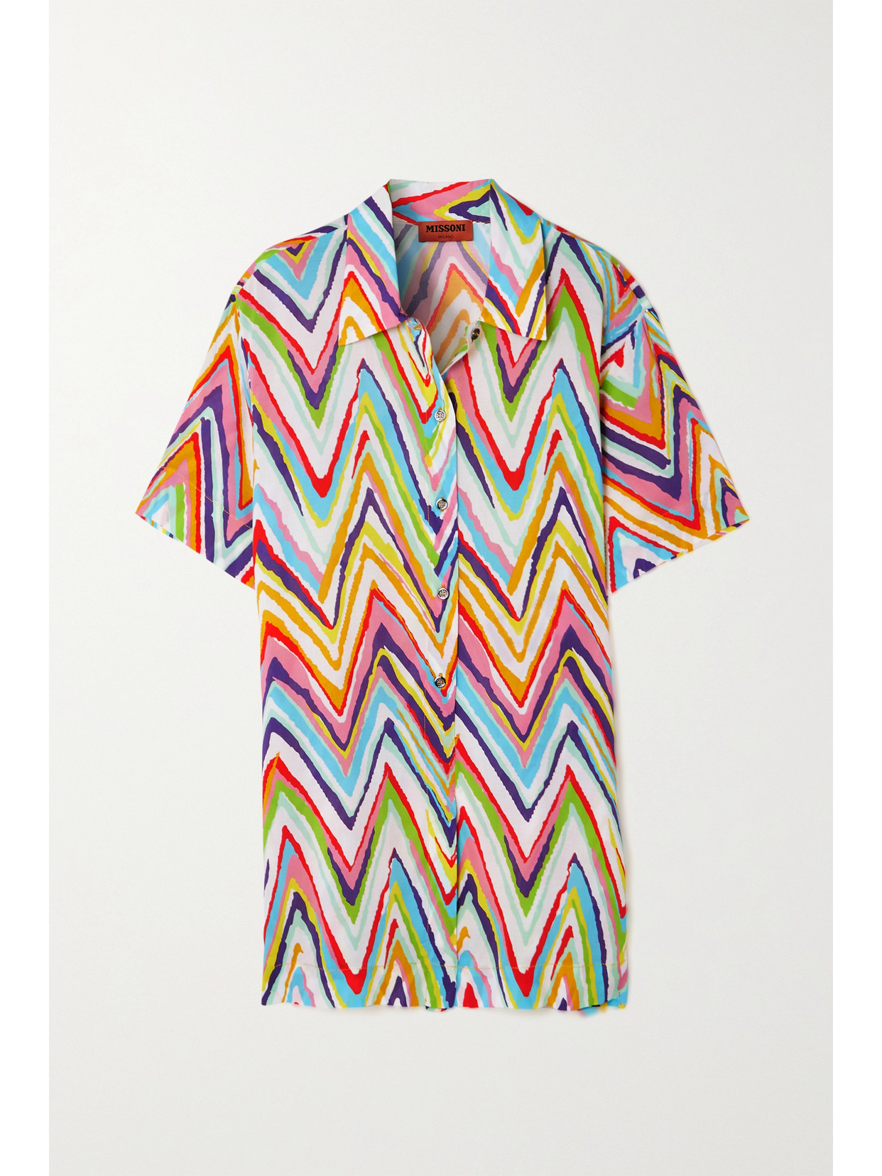 Mare Oversized Printed Voile Shirt