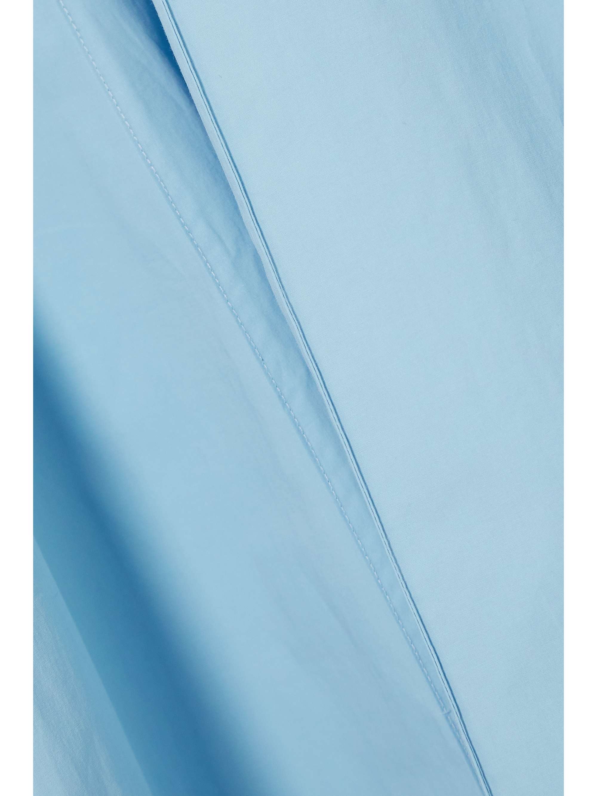 ANNA QUAN Eloise paneled stretch-cotton poplin midi dress
