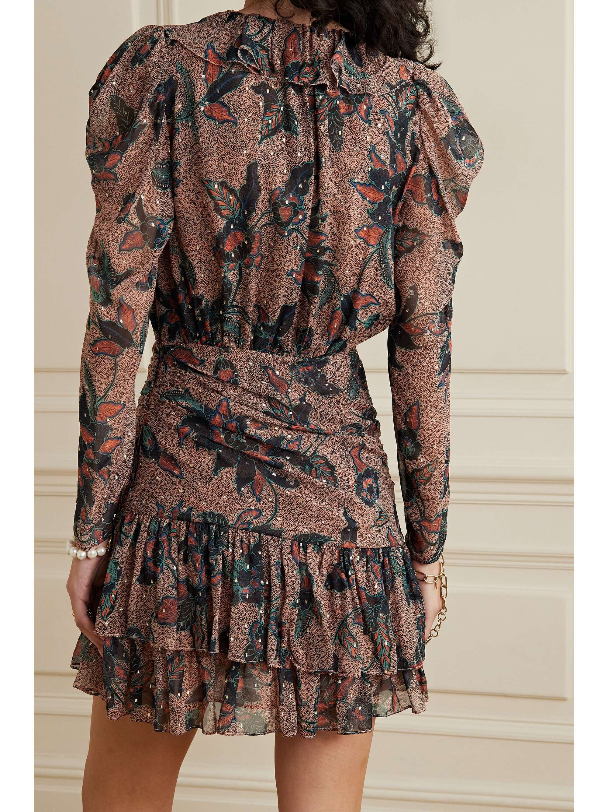 chiffon mini dress | ULLA JOHNSON 
