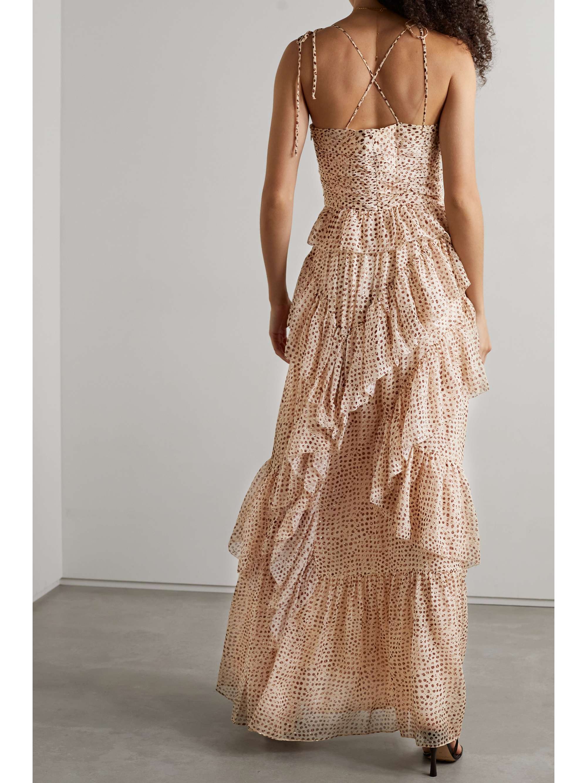 ulla johnson narcissa ruffle gown