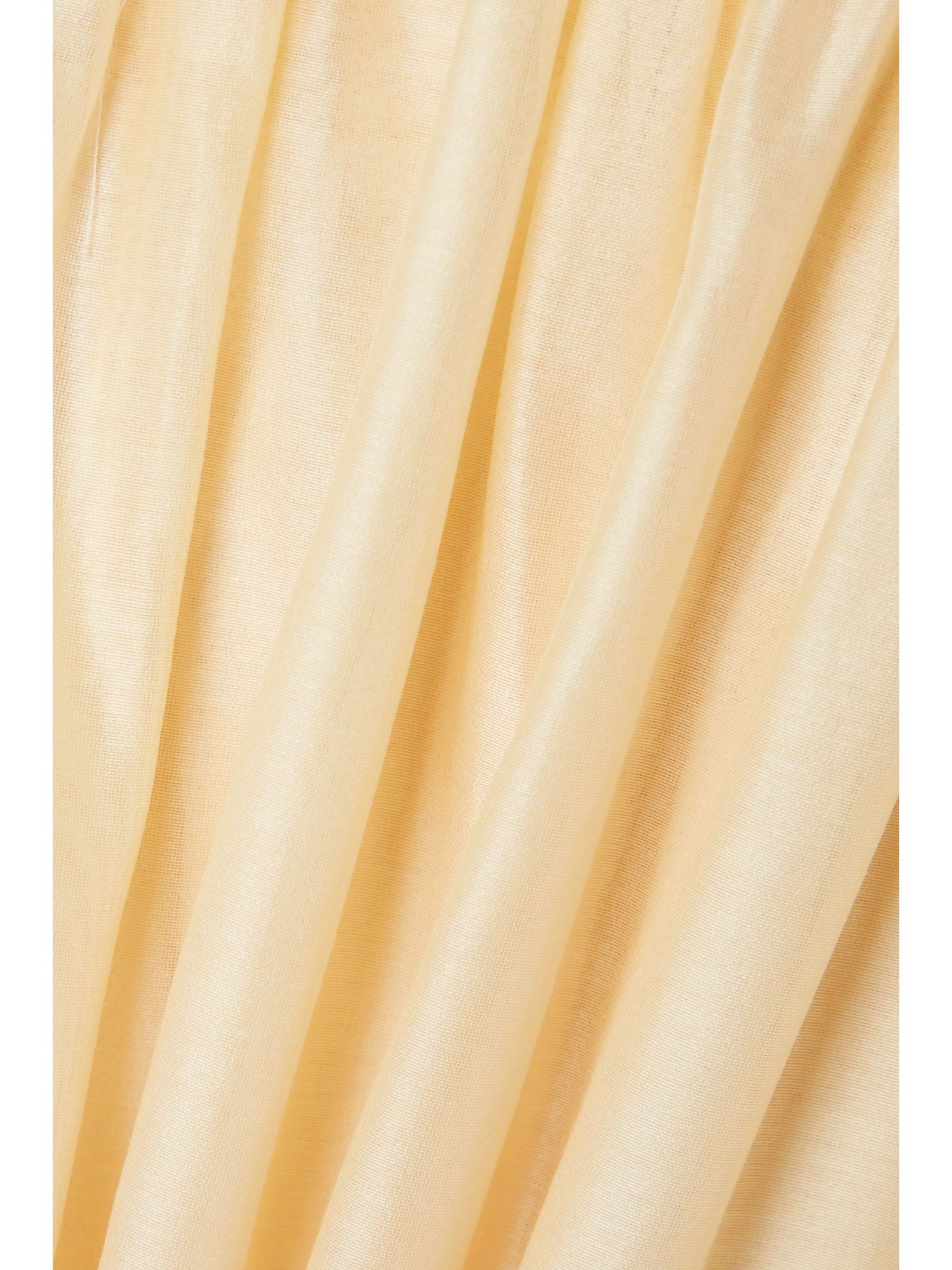 ULLA JOHNSON Mariza cotton-blend organza midi dress