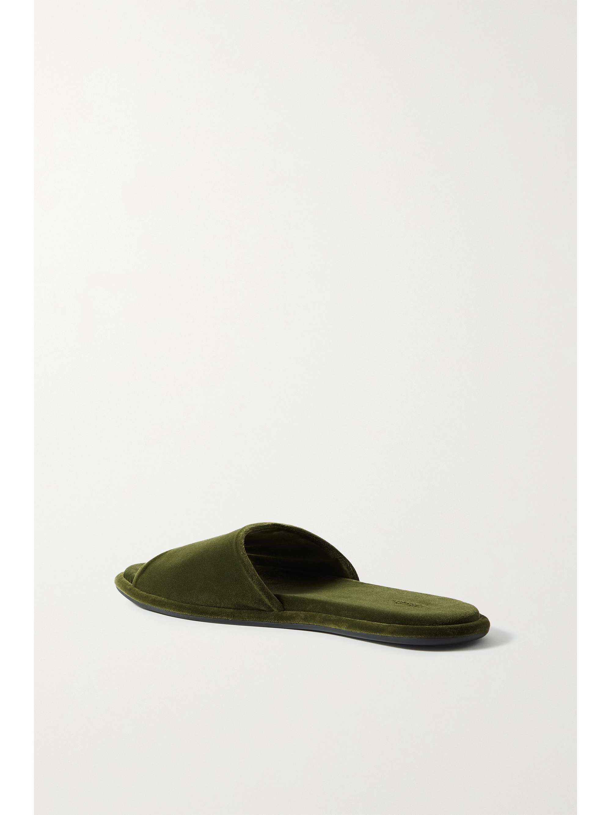 THE ROW Canal satin slides