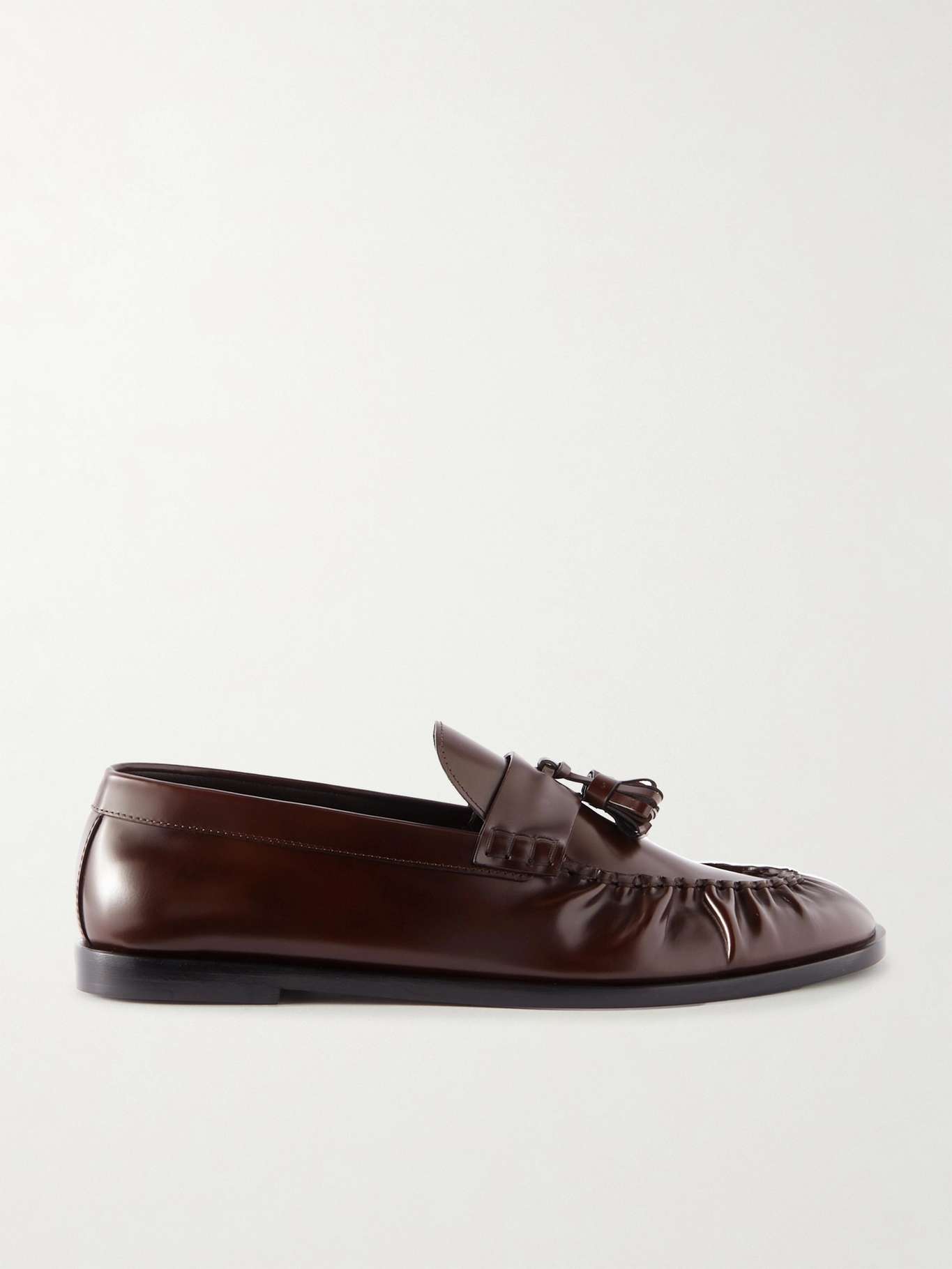 Kate Tasseled Leather Platform Lug Loafer