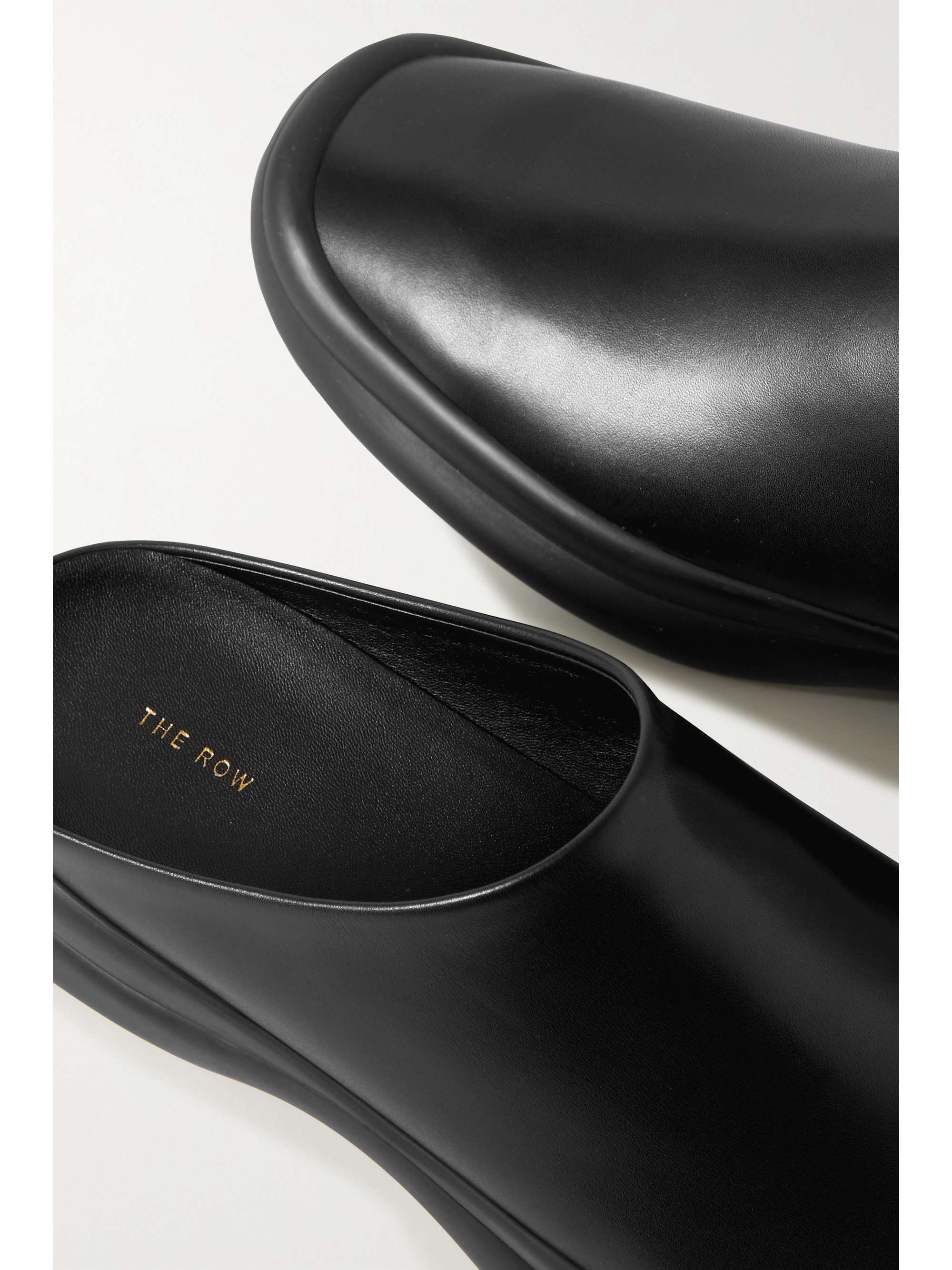 THE ROW Town leather clogs