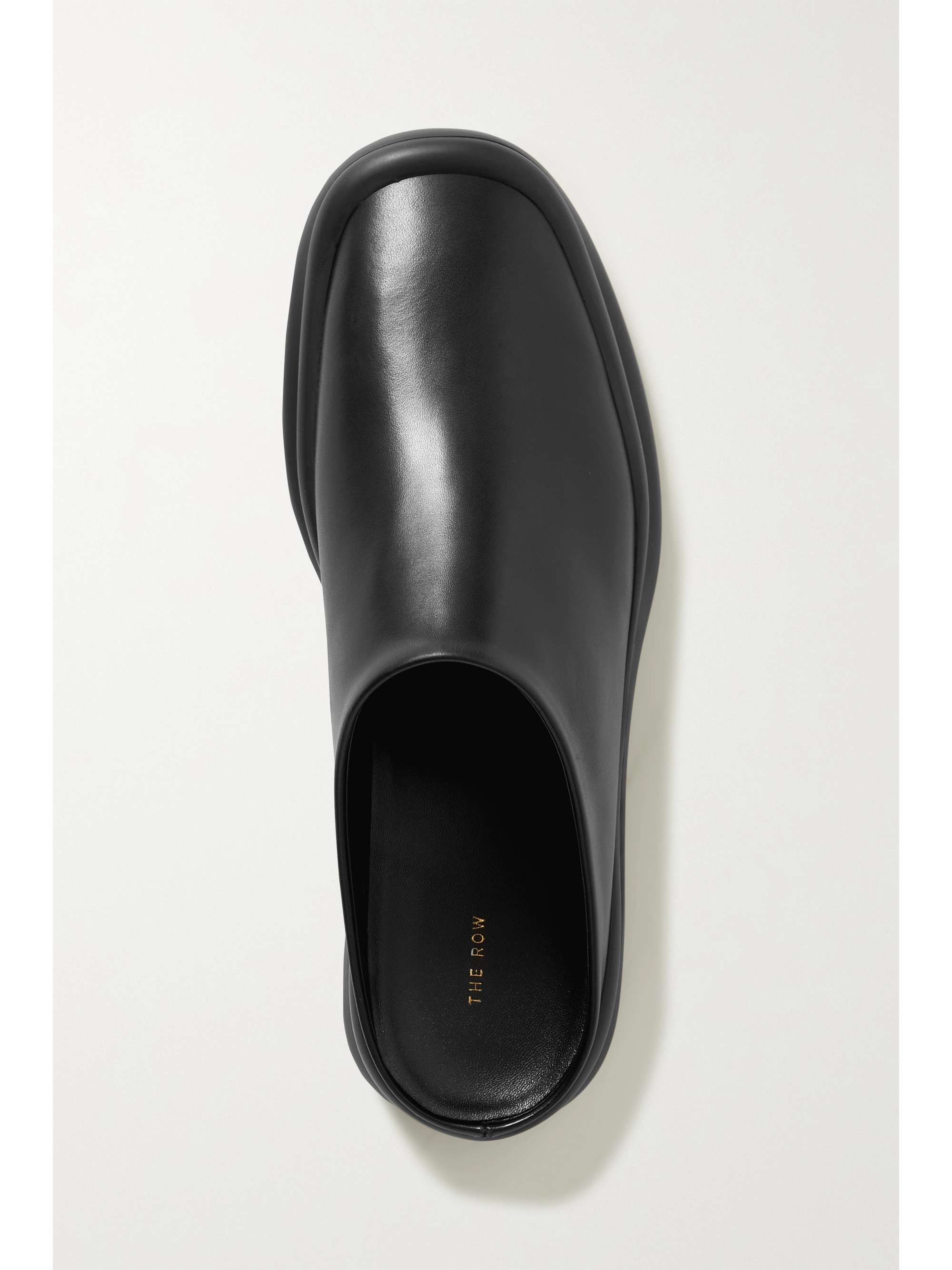 THE ROW Town leather clogs