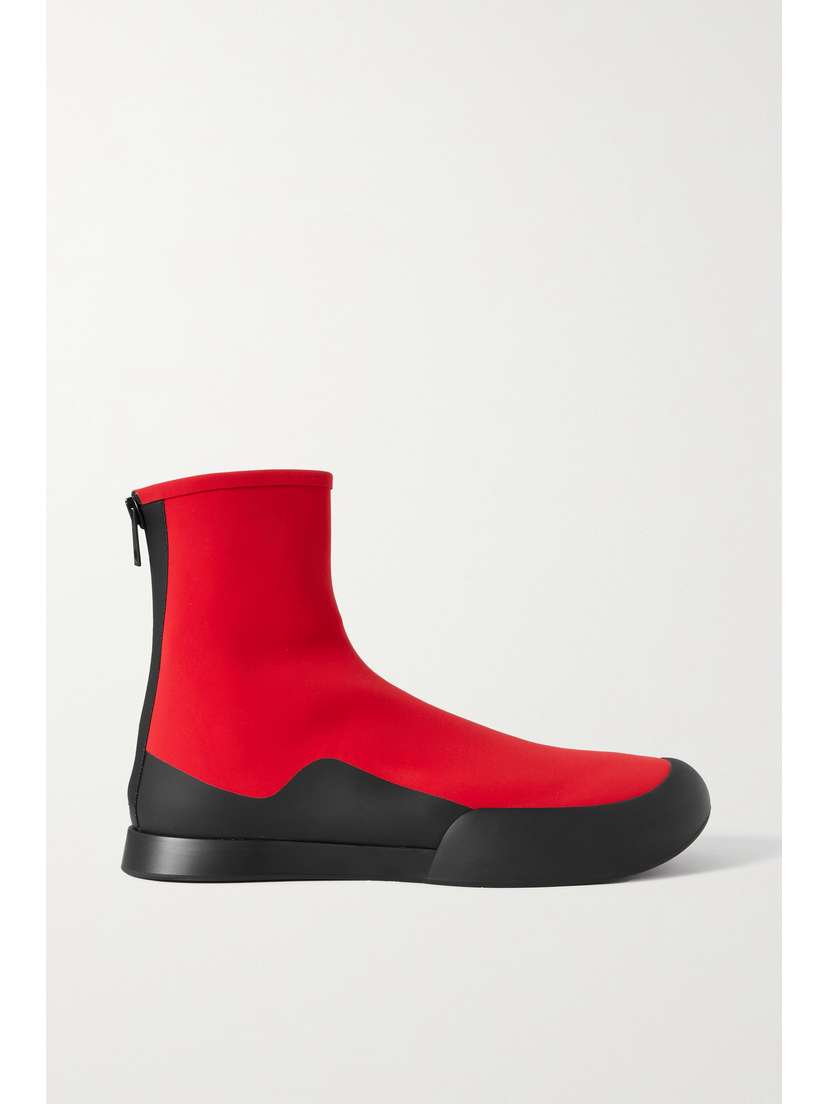 The Row — TR rubber-trimmed scuba ankle boots