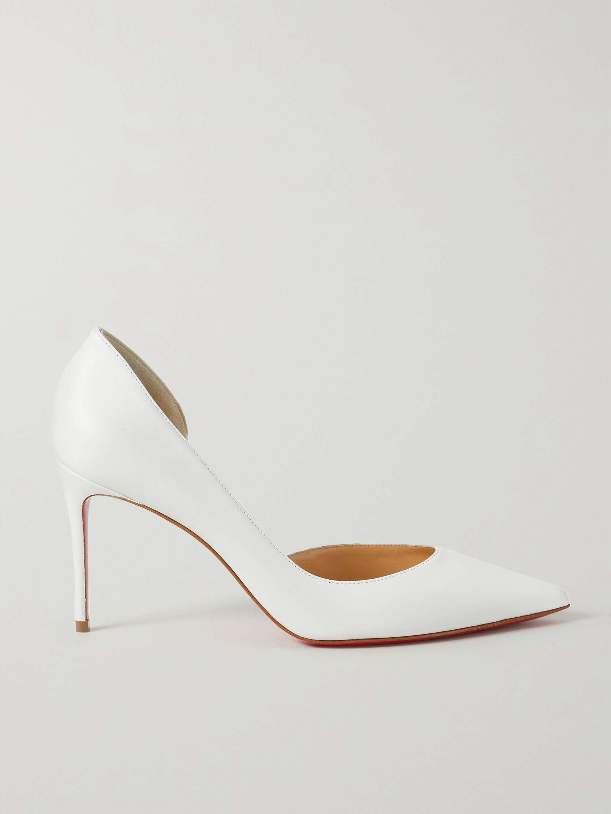 CHRISTIAN LOUBOUTIN Iriza 85 leather pumps | NET-A-PORTER