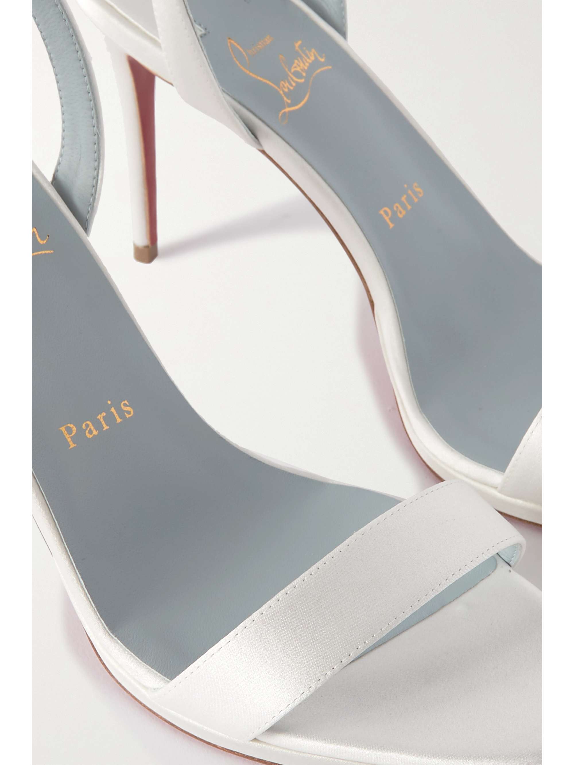 CHRISTIAN LOUBOUTIN Loubi Queen 100 leather sandals