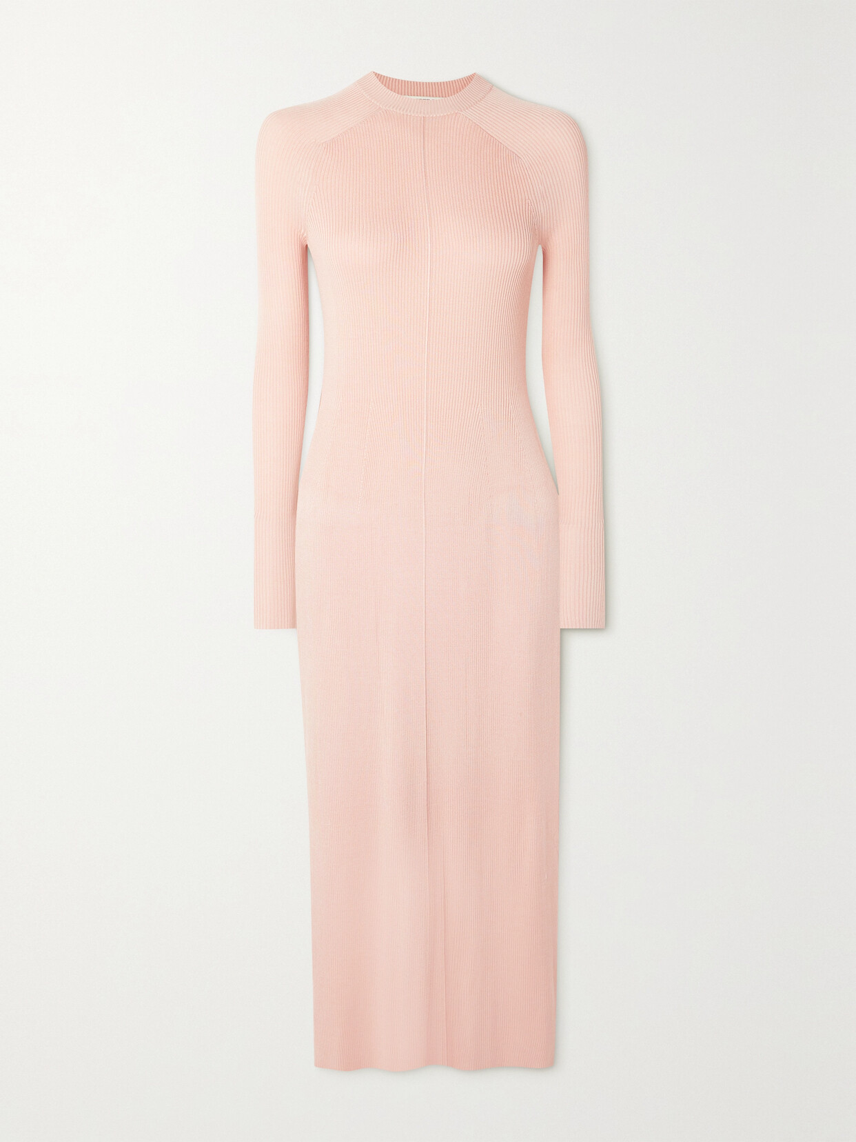 Peter Do Ao Dai Ribbed-silk Tunic Sweater In Pink