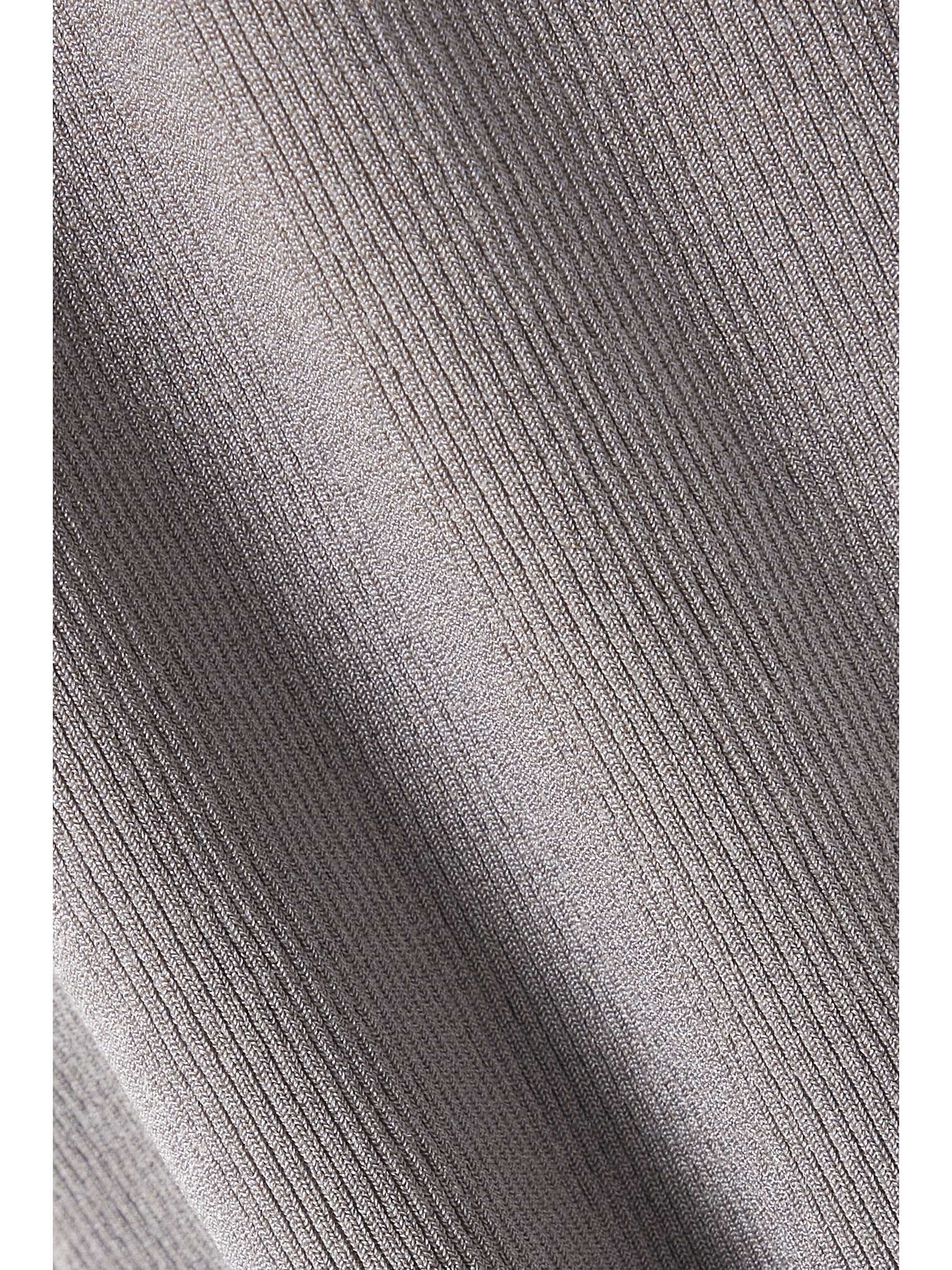 PETER DO Ribbed-knit halterneck top