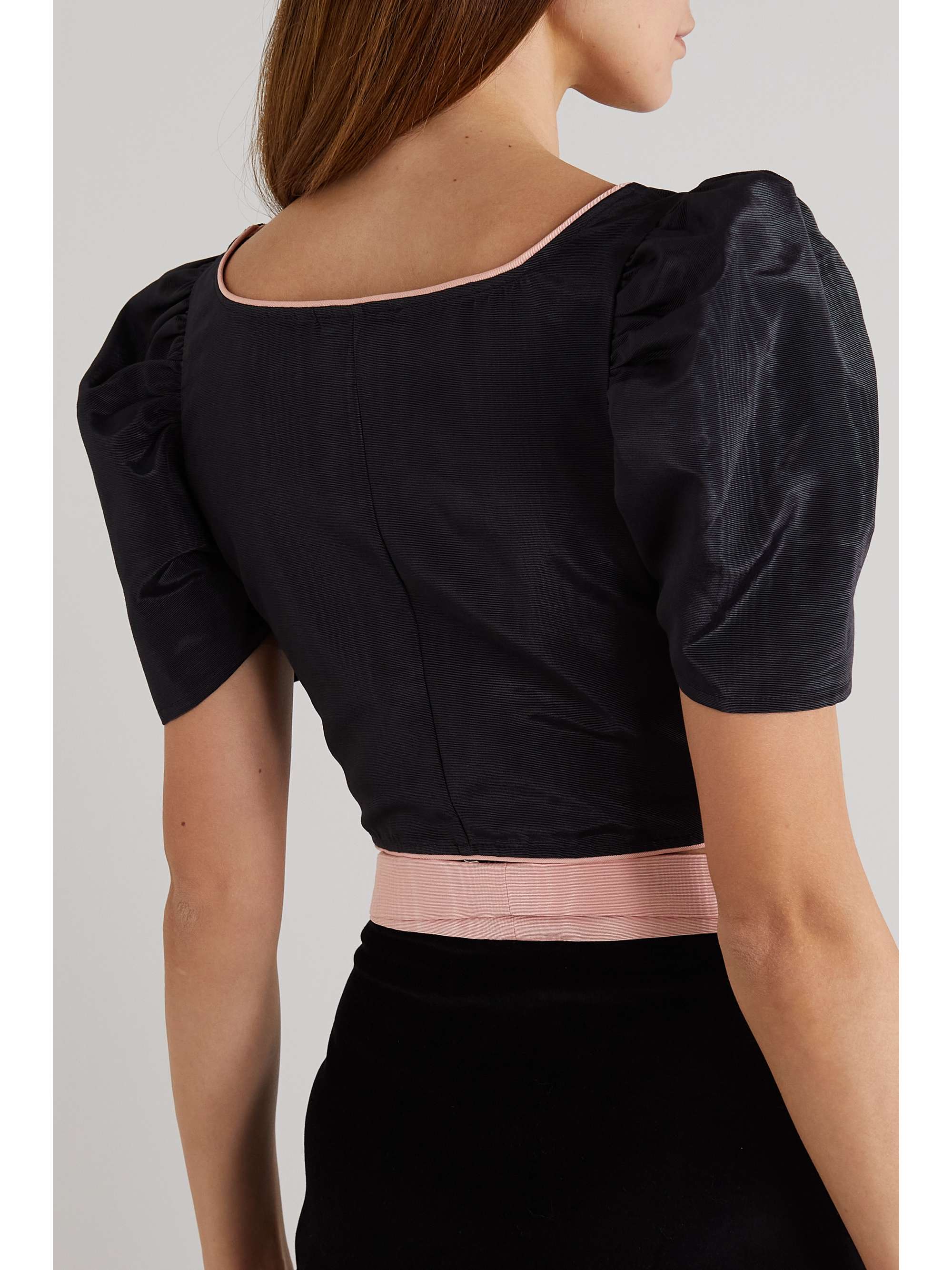 BATSHEVA Dirndl moire blouse