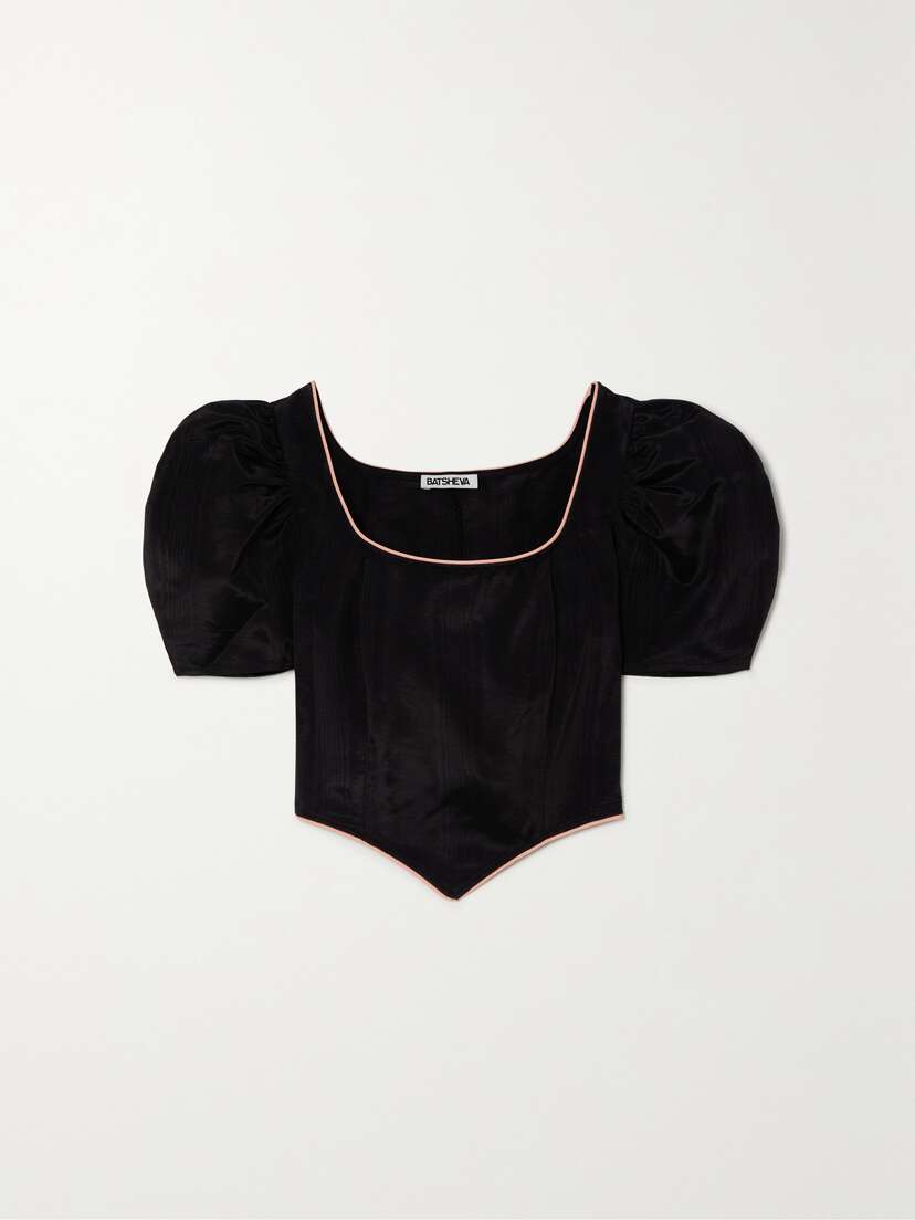 Batsheva Dirndl Moire Blouse