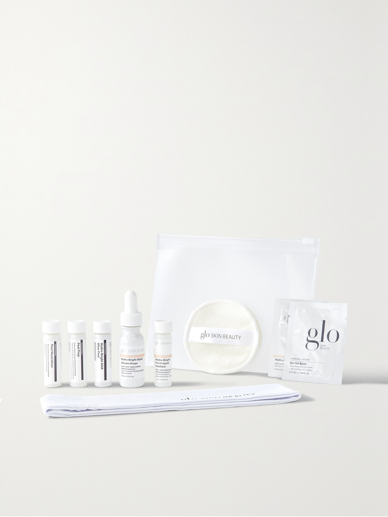 Glo Skin Beauty Hydra-bright Aha Glow Peel Kit In Colorless