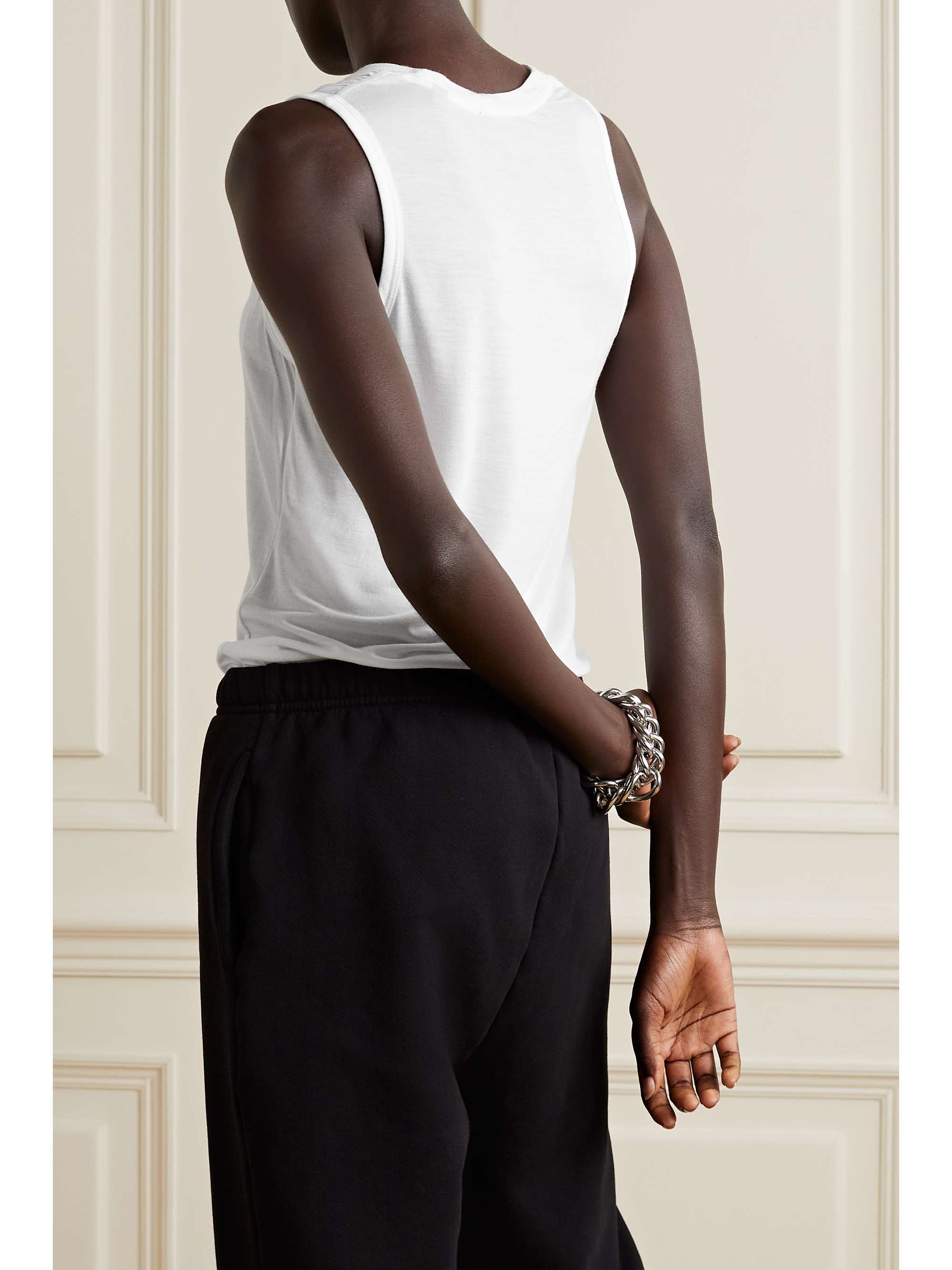 ATM ANTHONY THOMAS MELILLO Asymmetric modal-jersey tank