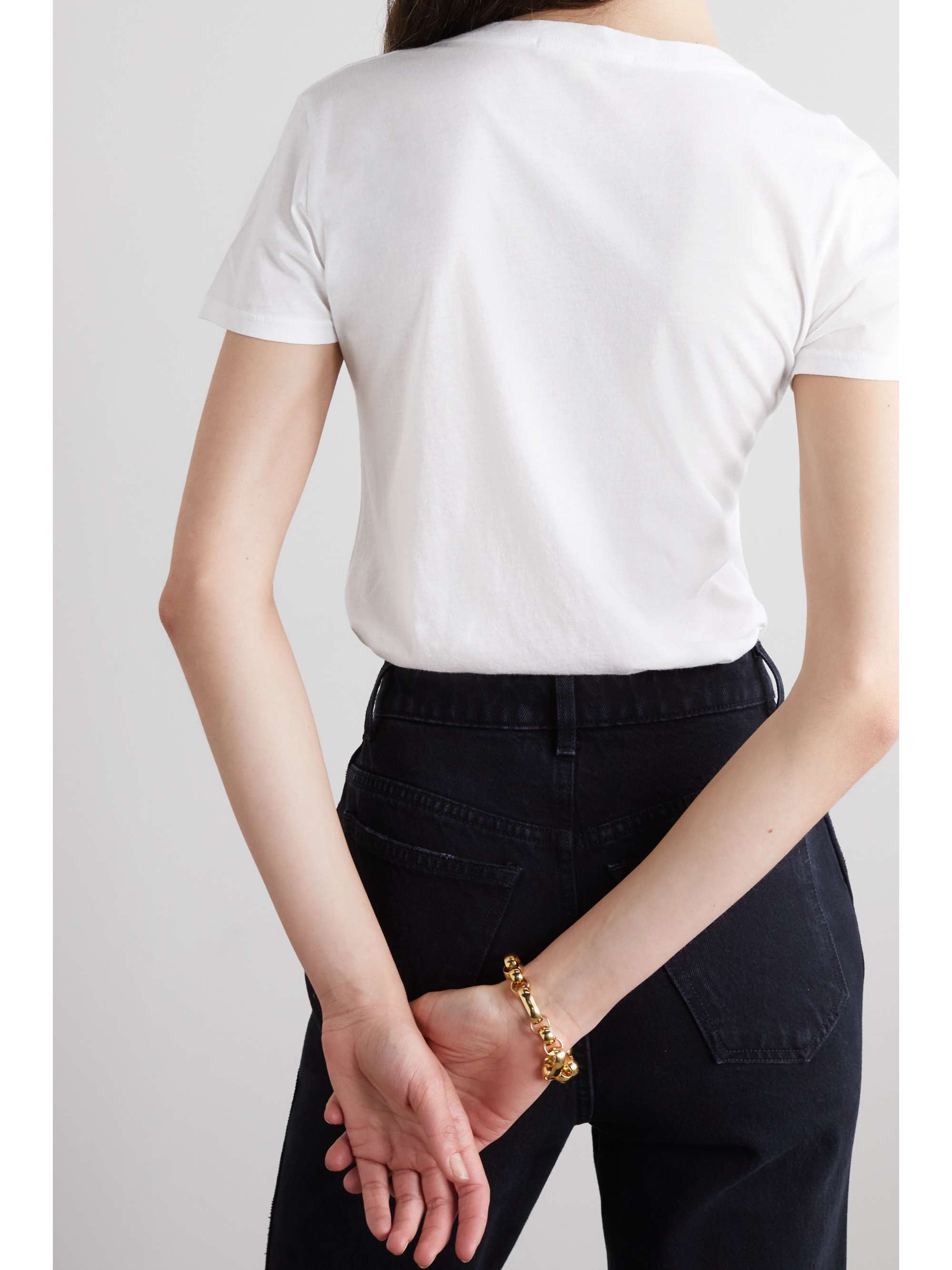 NILI LOTAN Carol cotton-jersey T-shirt