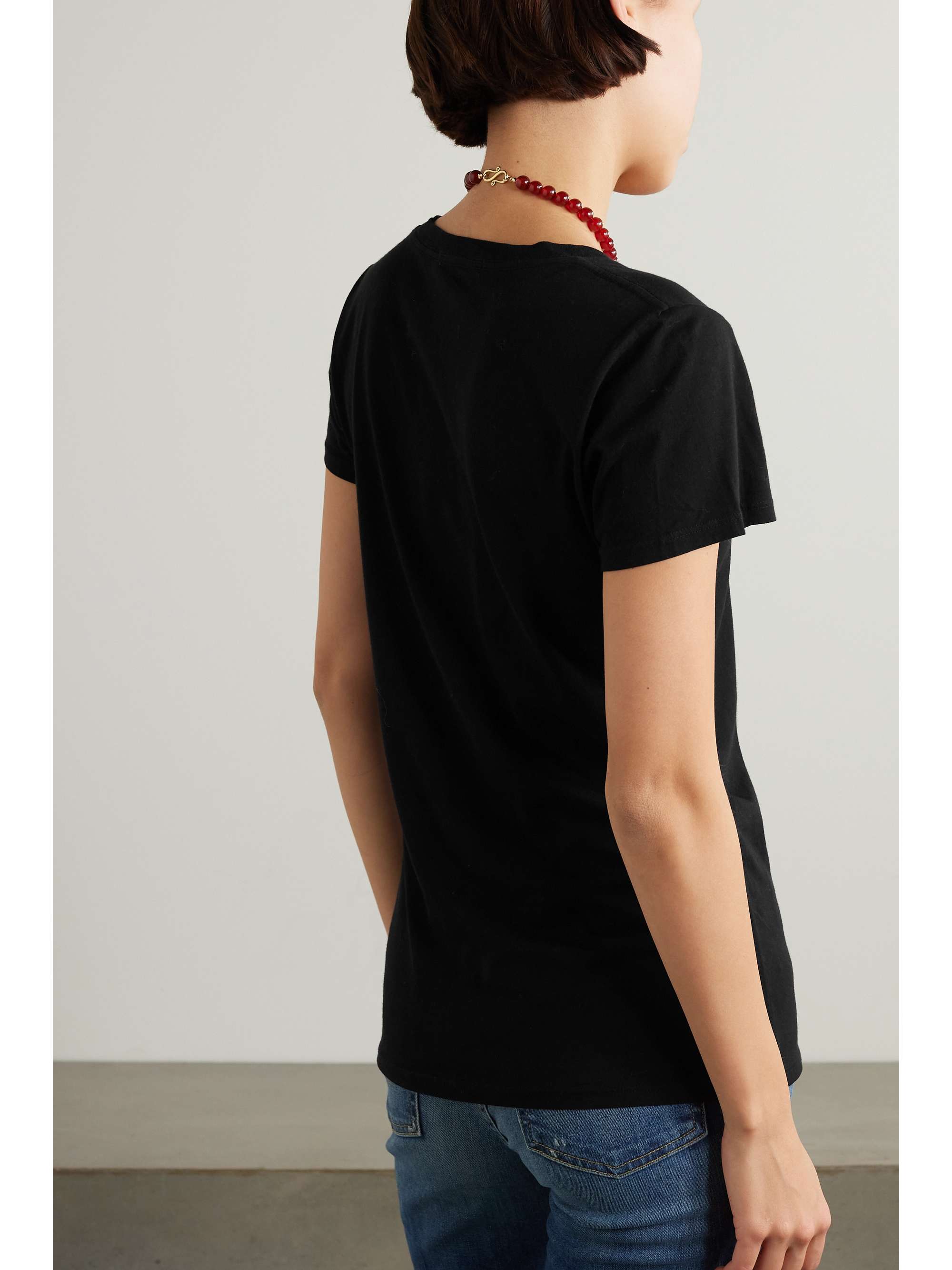 NILI LOTAN Carol cotton-jersey T-shirt