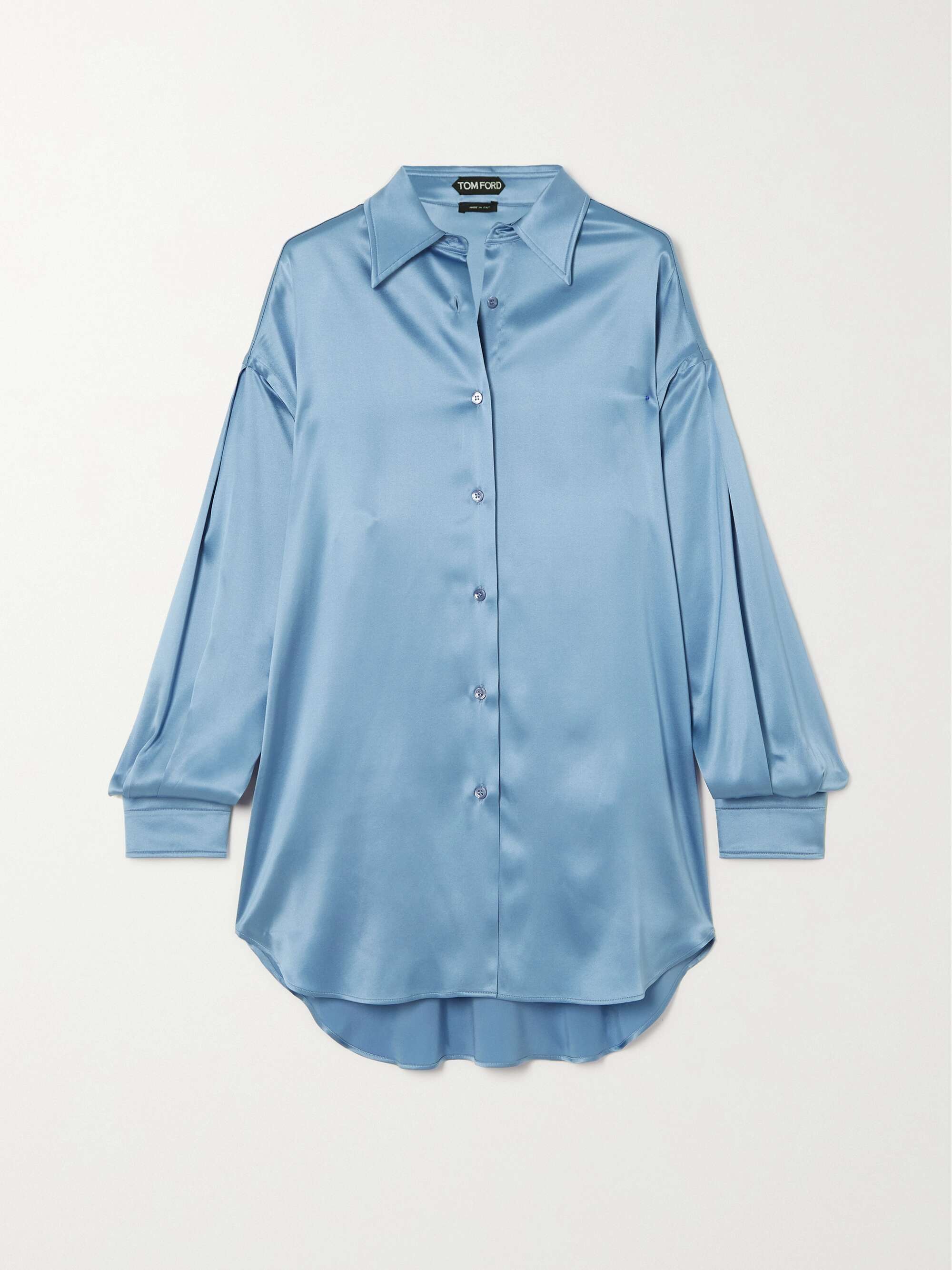 Lyocell-blend satin shirt | TOM FORD 