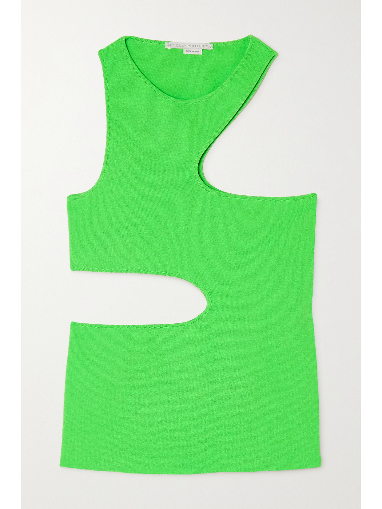 Stella Mccartney Compact Knit Top In Green