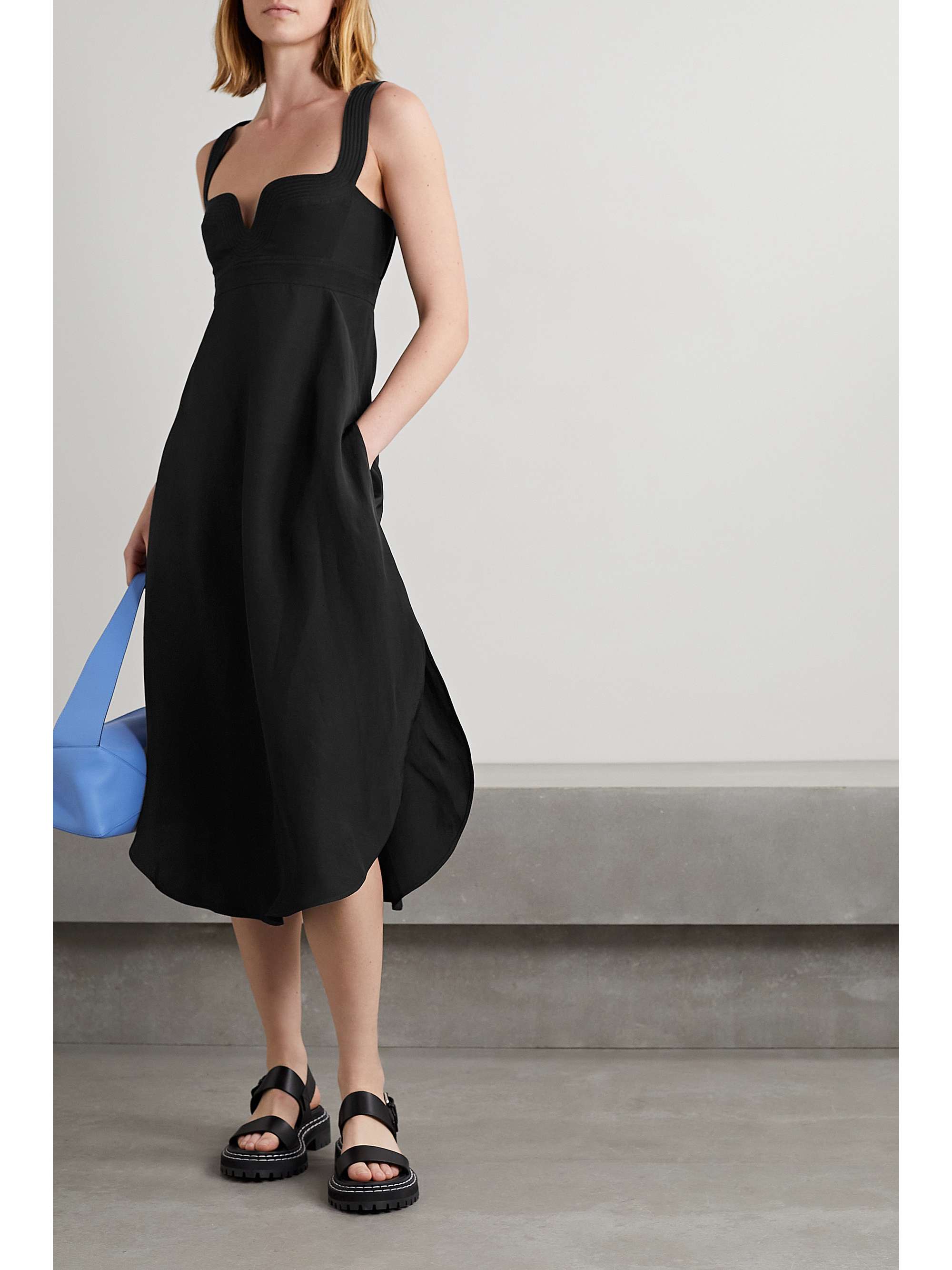 STELLA MCCARTNEY Crepe midi dress