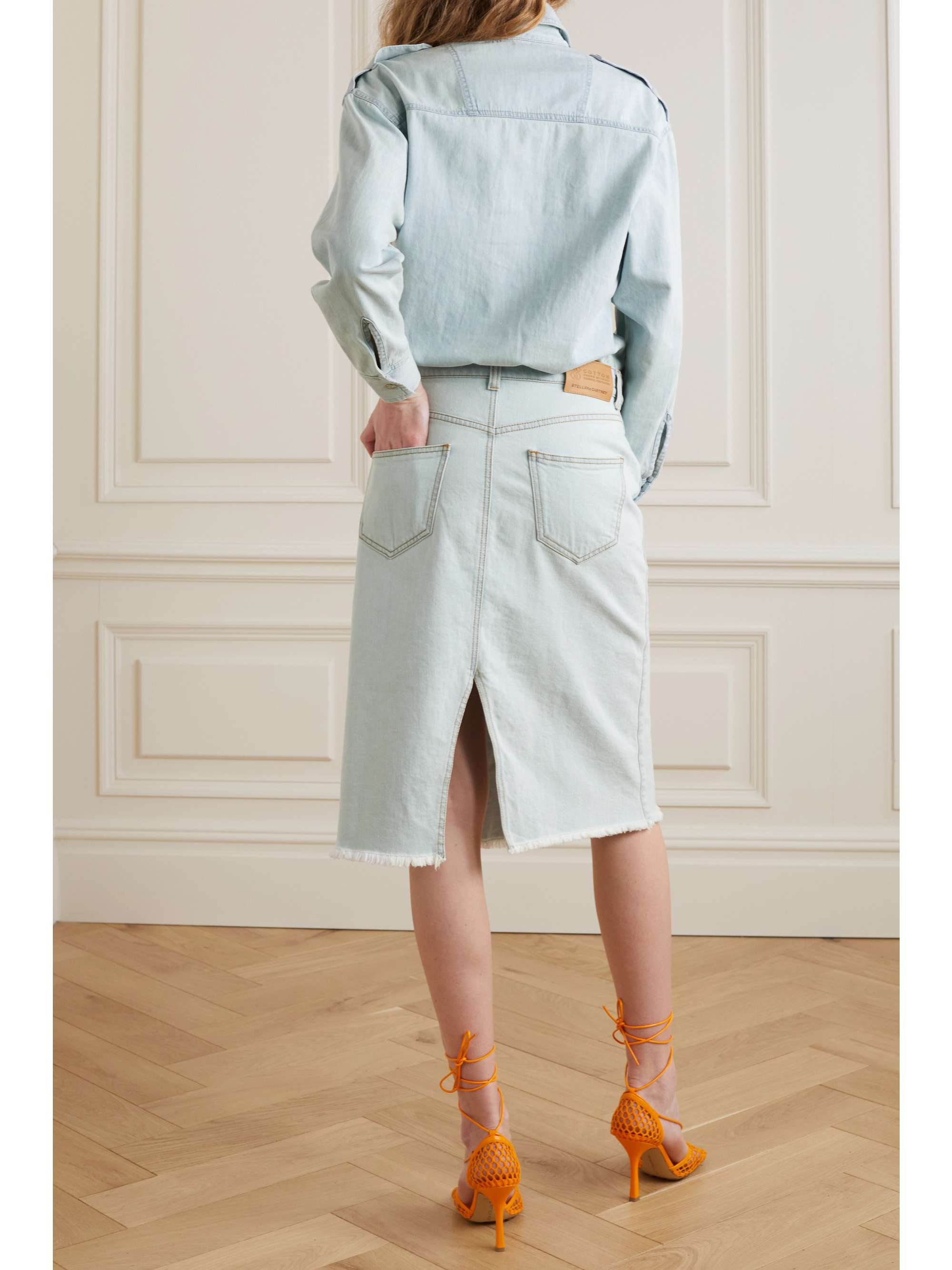 STELLA MCCARTNEY Organic denim shirt dress