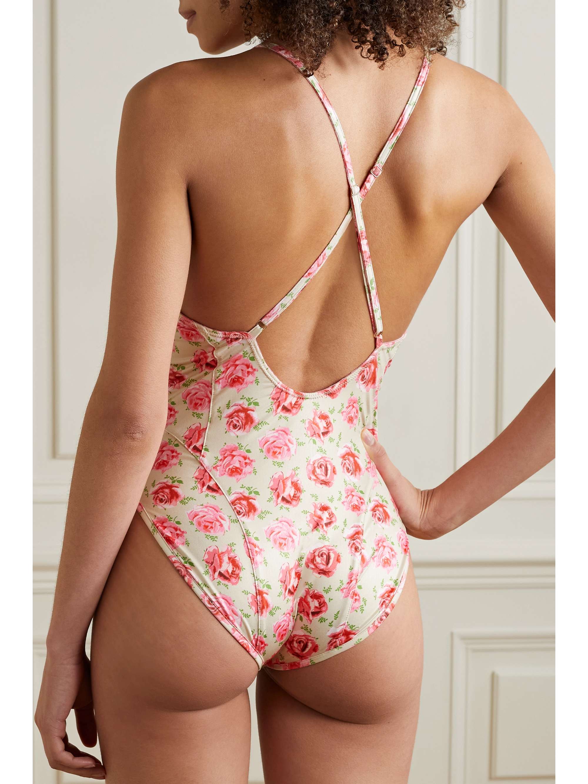 LOVESHACKFANCY Shailee floral-print swimsuit