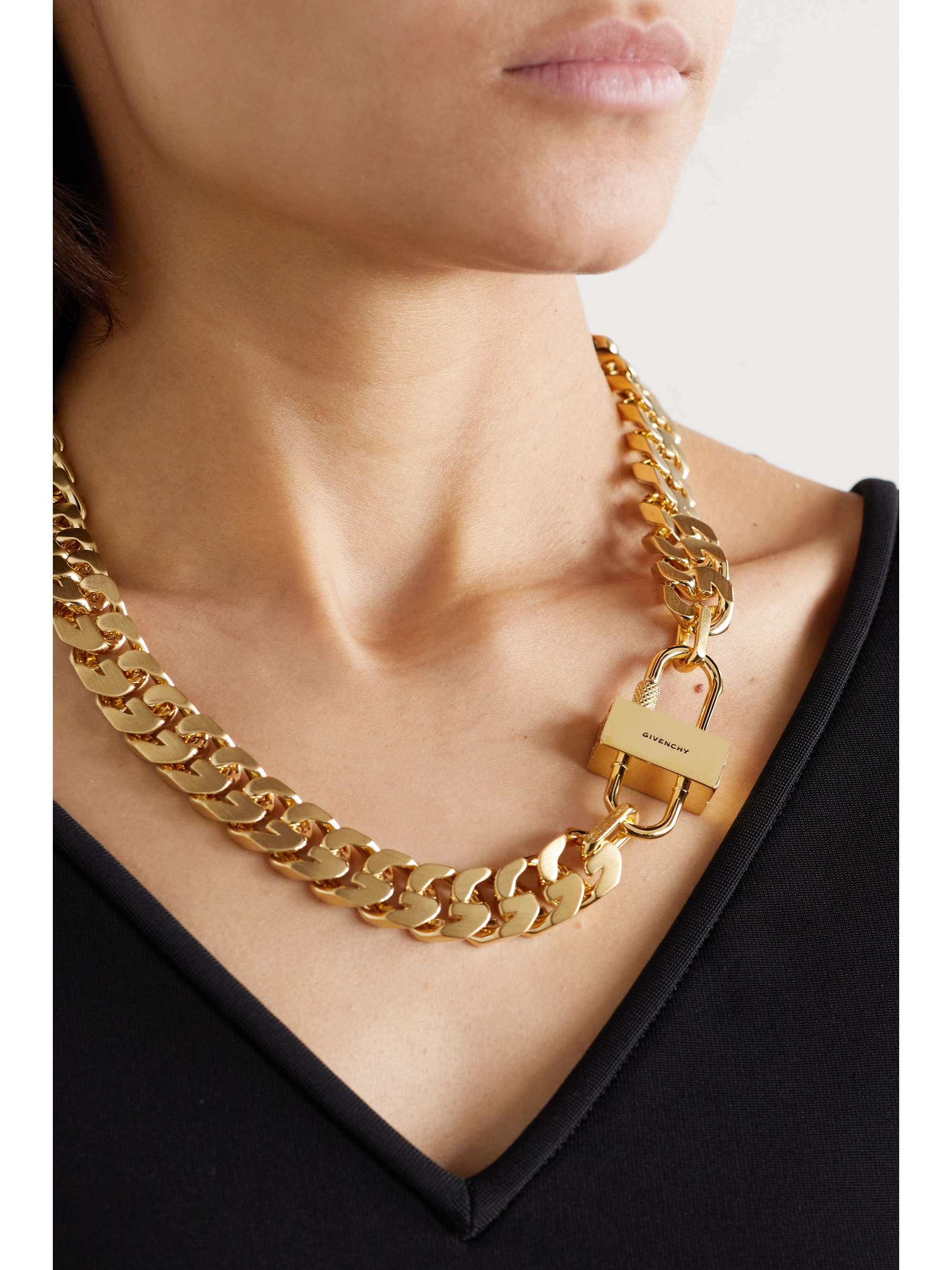 GIVENCHY G Chain gold-tone necklace