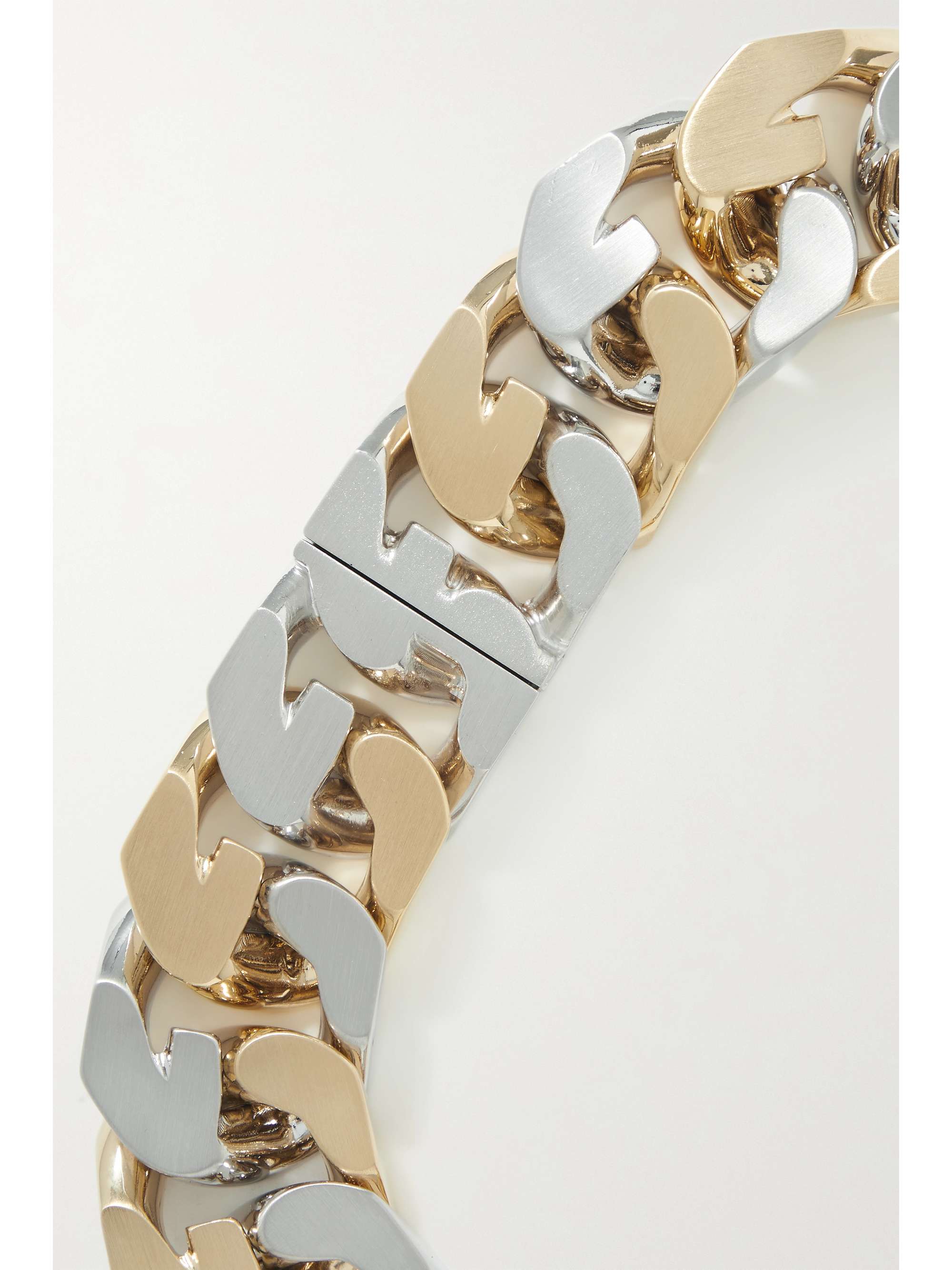 GIVENCHY Silver and gold-tone necklace
