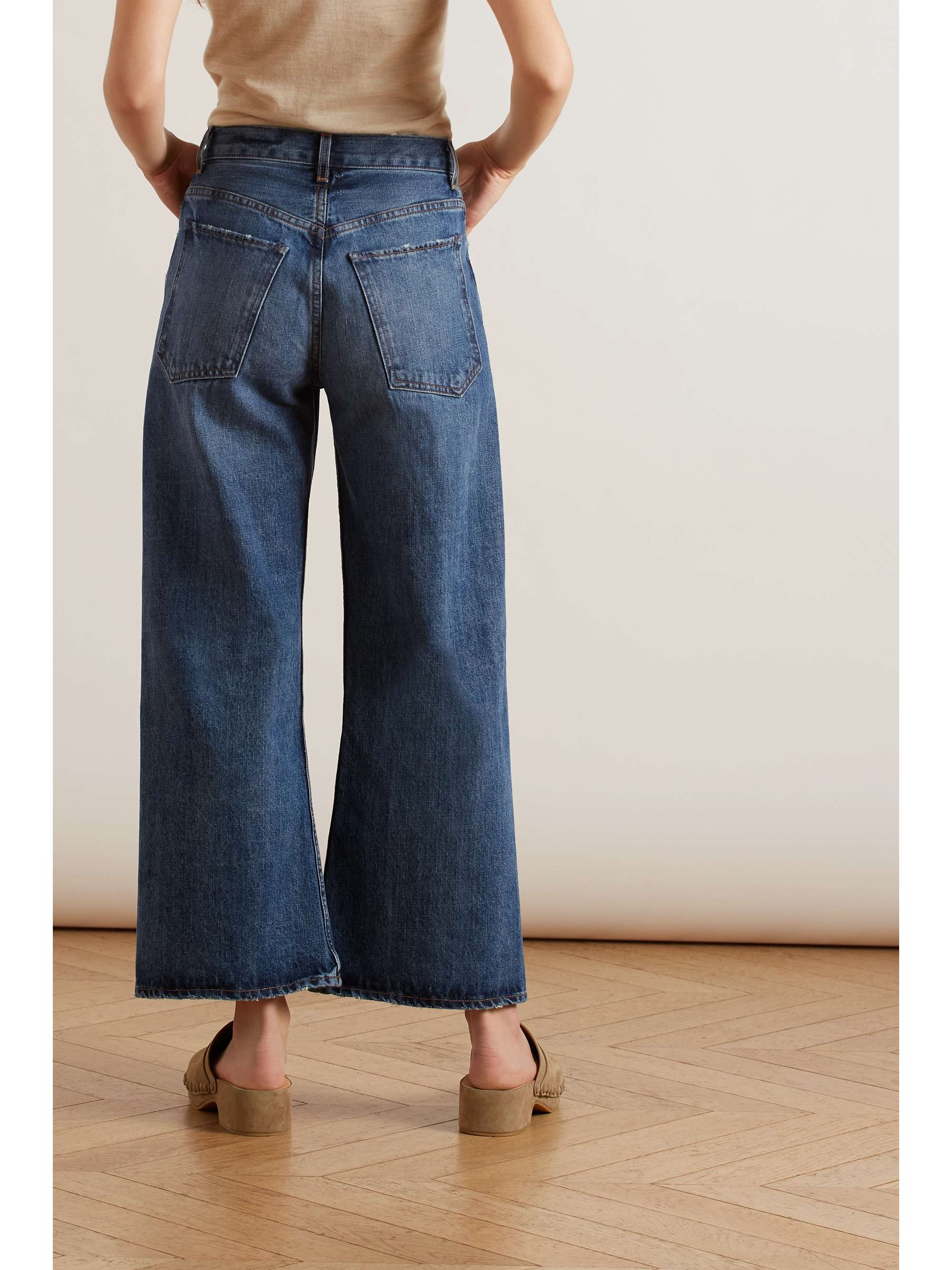 Blue Stromboli cropped mid-rise wide 