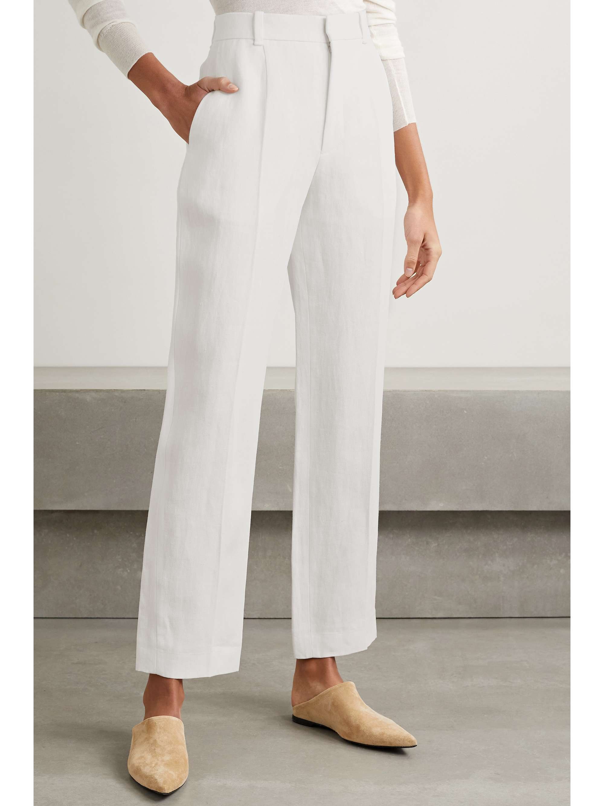 CHLOÉ Linen tapered pants