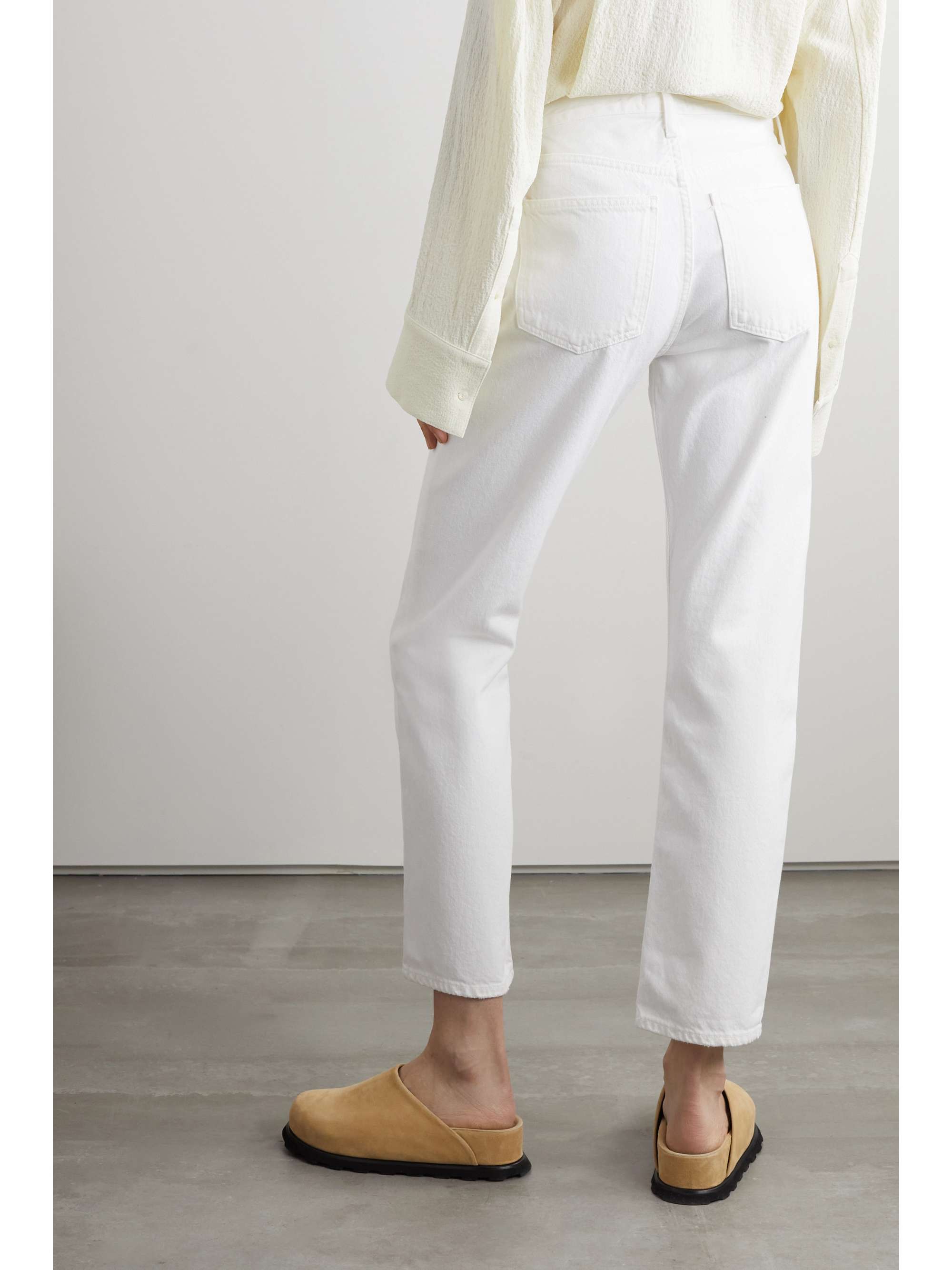 AGOLDE Mia organic high-rise straight-leg jeans