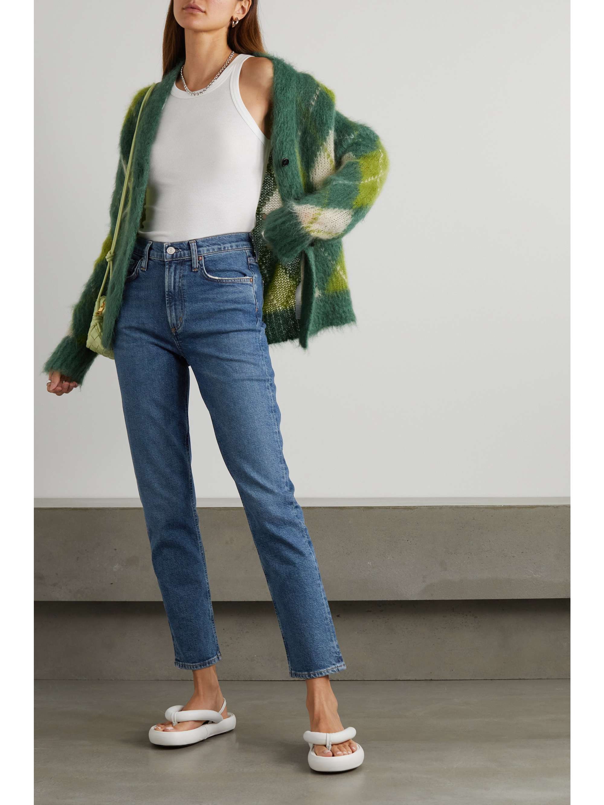 AGOLDE Merrel organic mid-rise straight-leg jeans