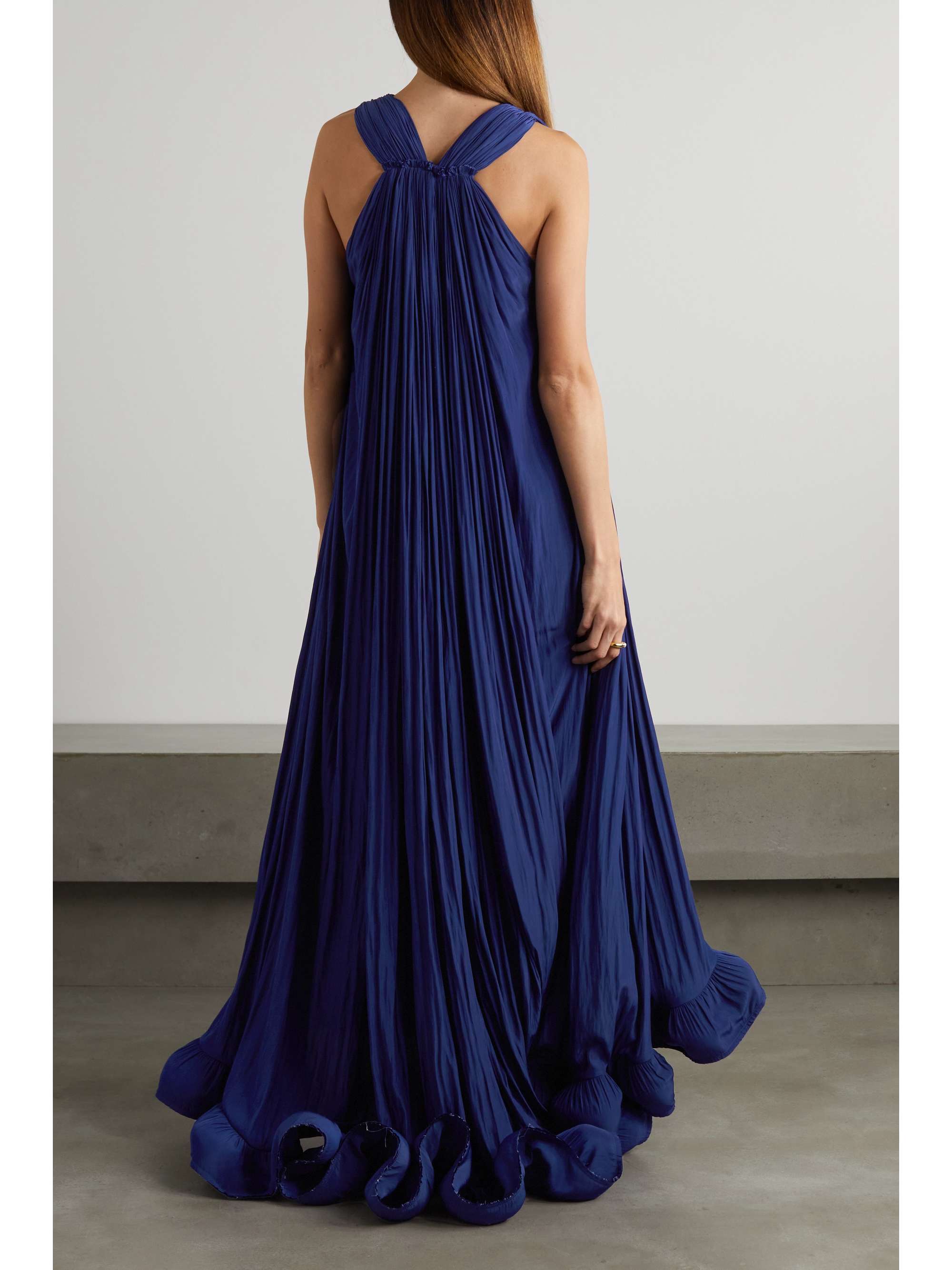 LANVIN Ruffled chiffon gown