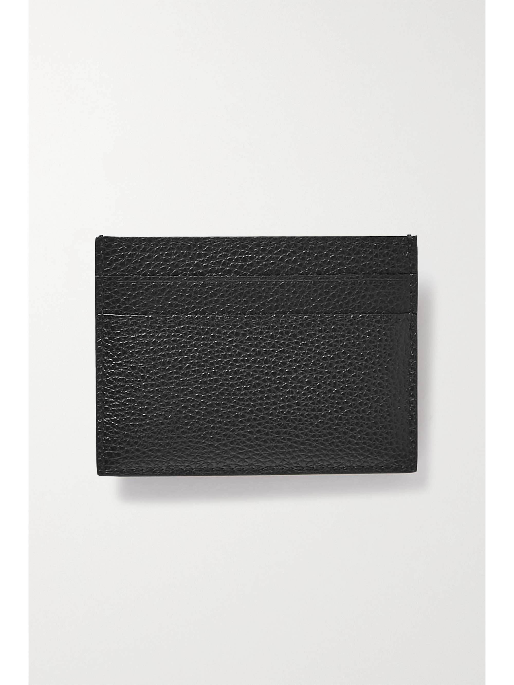BALENCIAGA Neo Classic City textured-leather cardholder