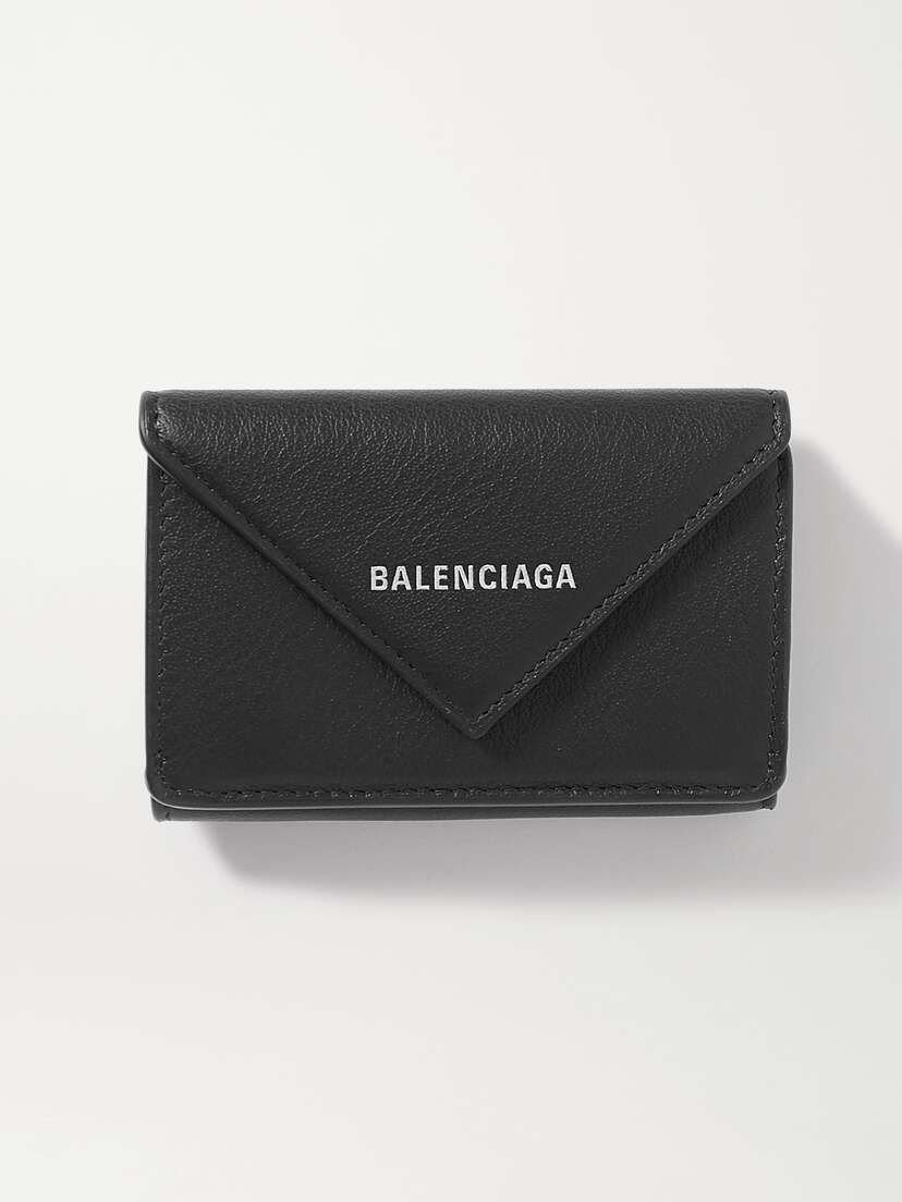 Balenciaga Papier Mini Printed Textured-leather Wallet -  - One size