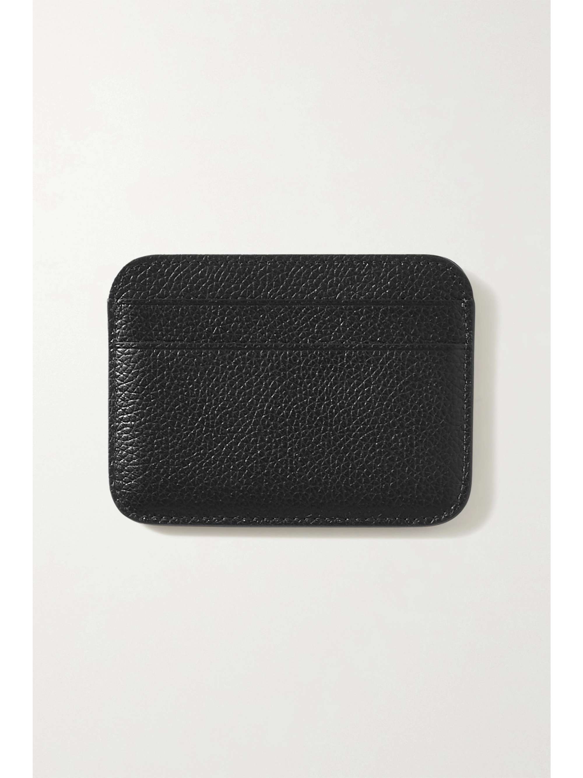 BALENCIAGA Cash printed textured-leather cardholder