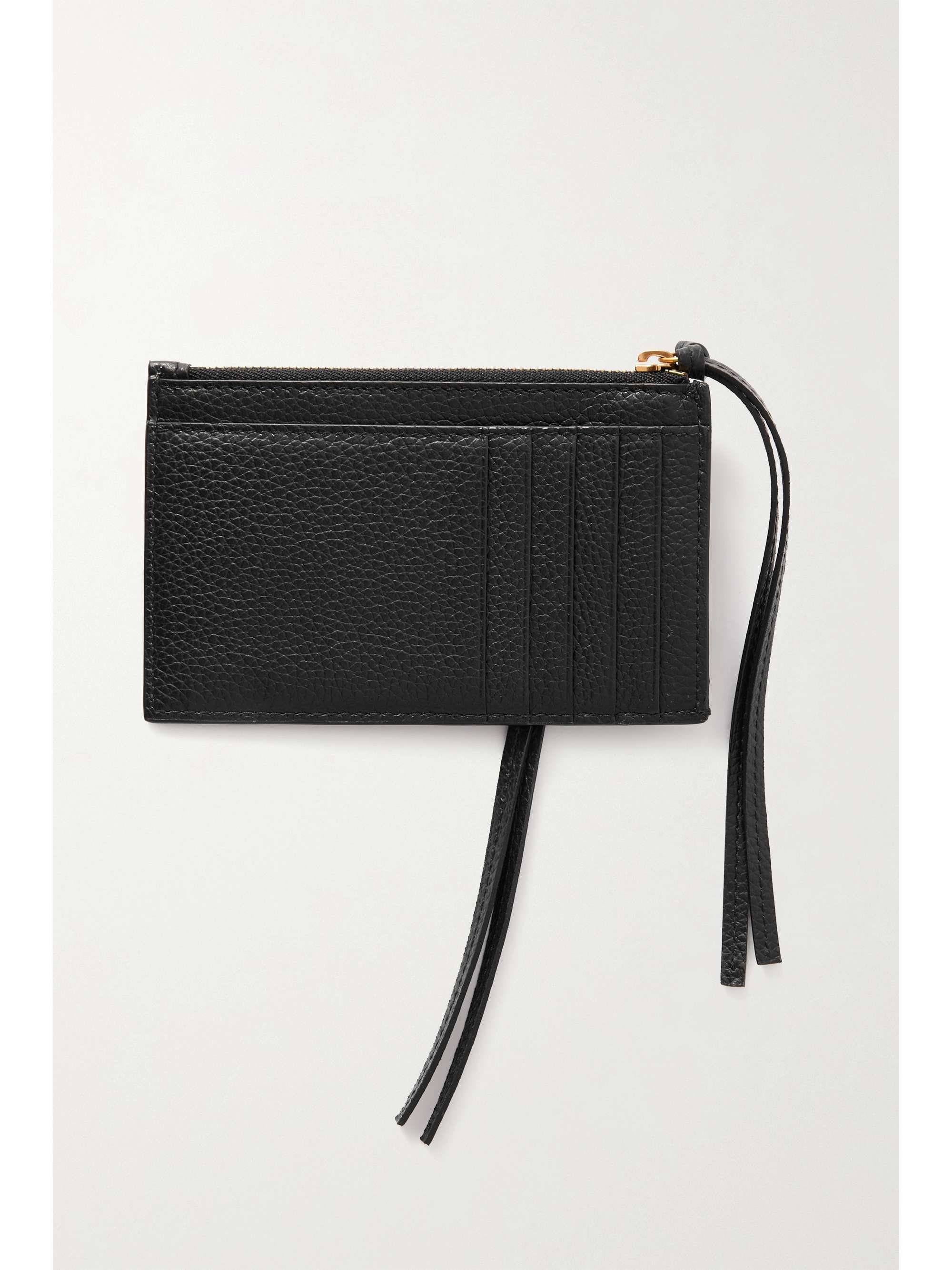 BALENCIAGA Neo Classic textured-leather cardholder