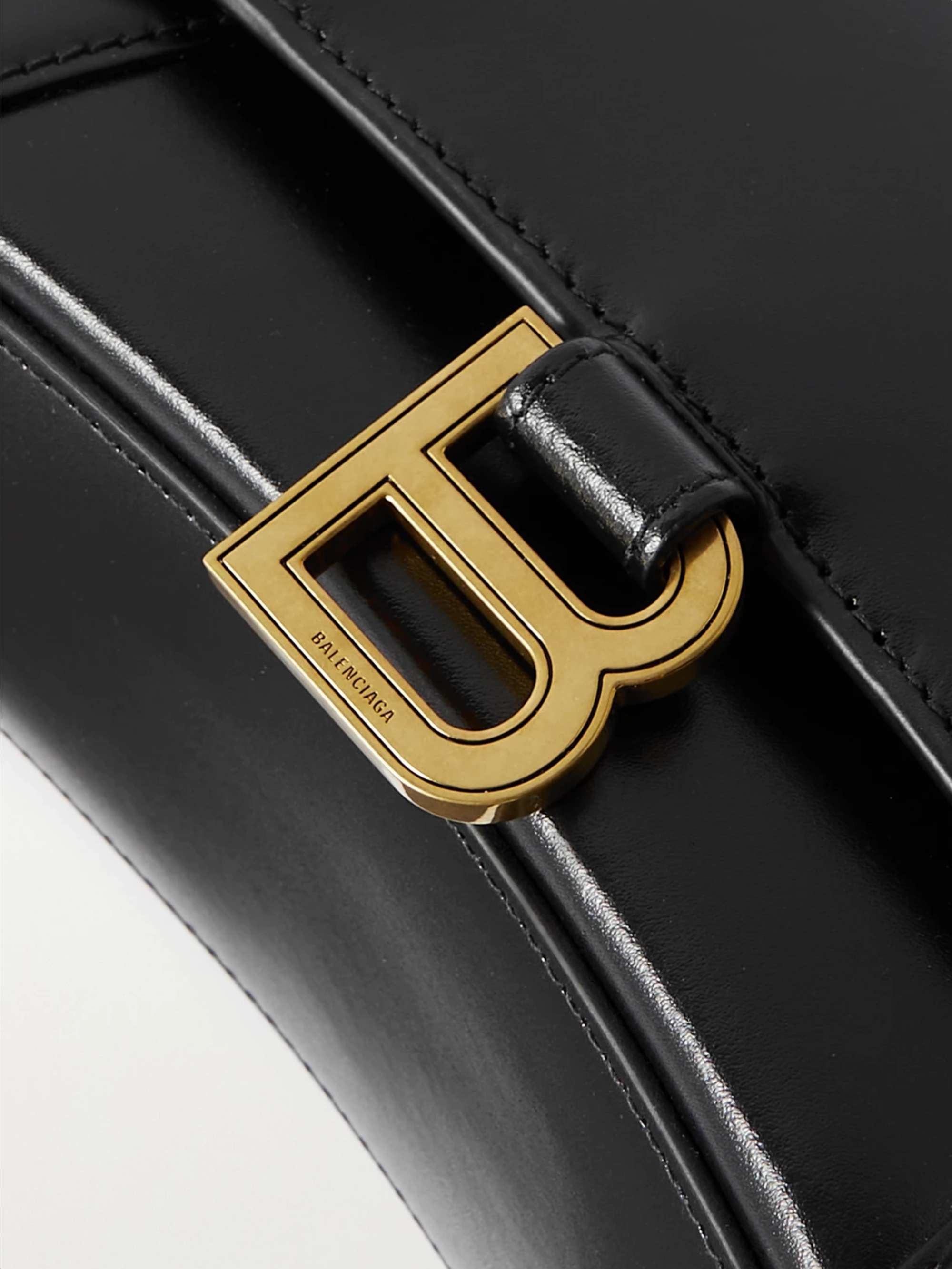 BALENCIAGA Hourglass leather tote