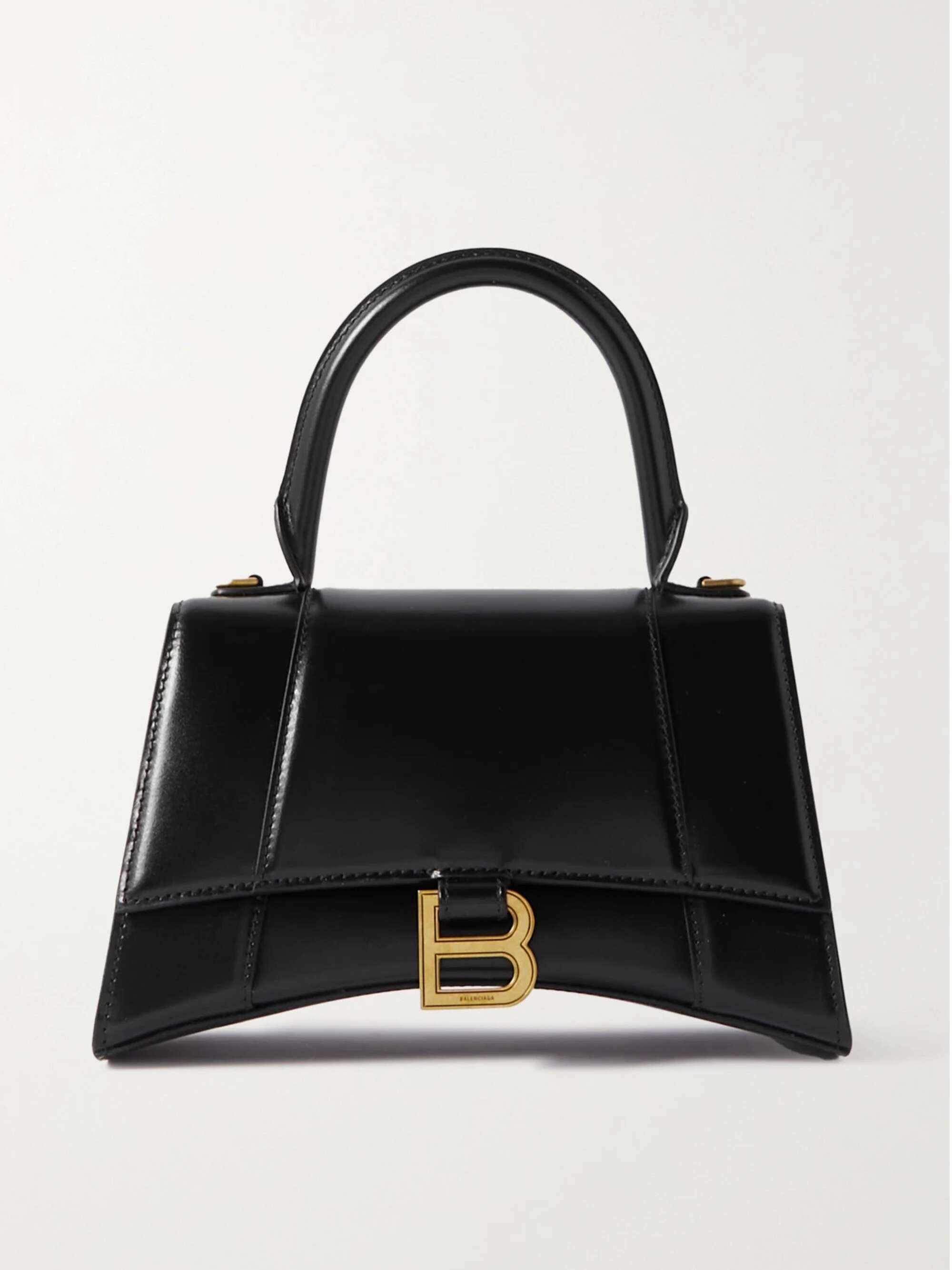 BALENCIAGA Hourglass small leather tote | NET-A-PORTER